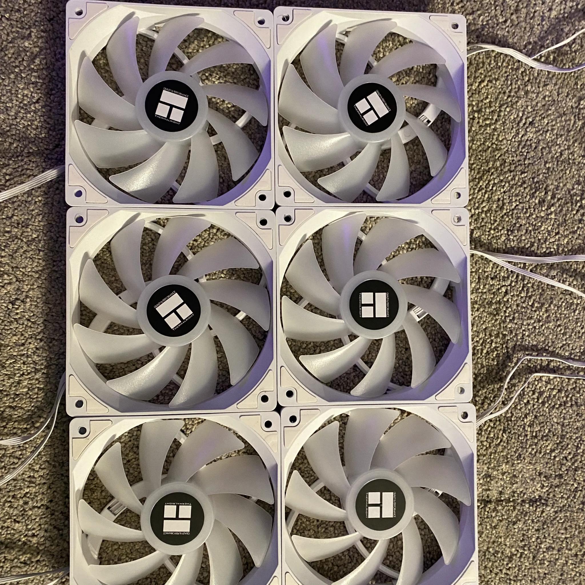 6 ARGB Fans (Thermalright TL-C12CW-S)