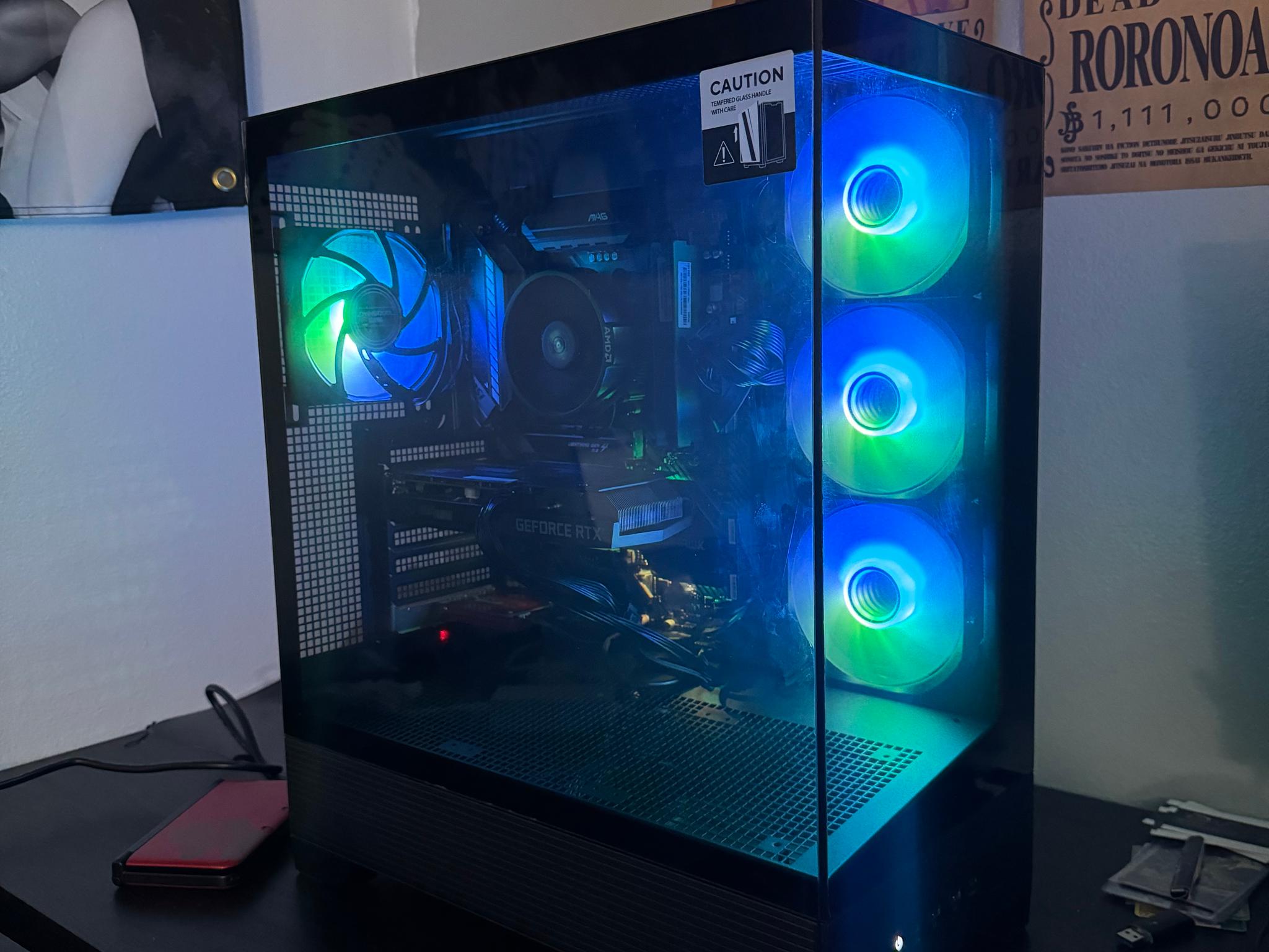 GeForce RTX 3060 Custom Gaming PC - Ryzen 5 5600, 1TB NVMe SSD