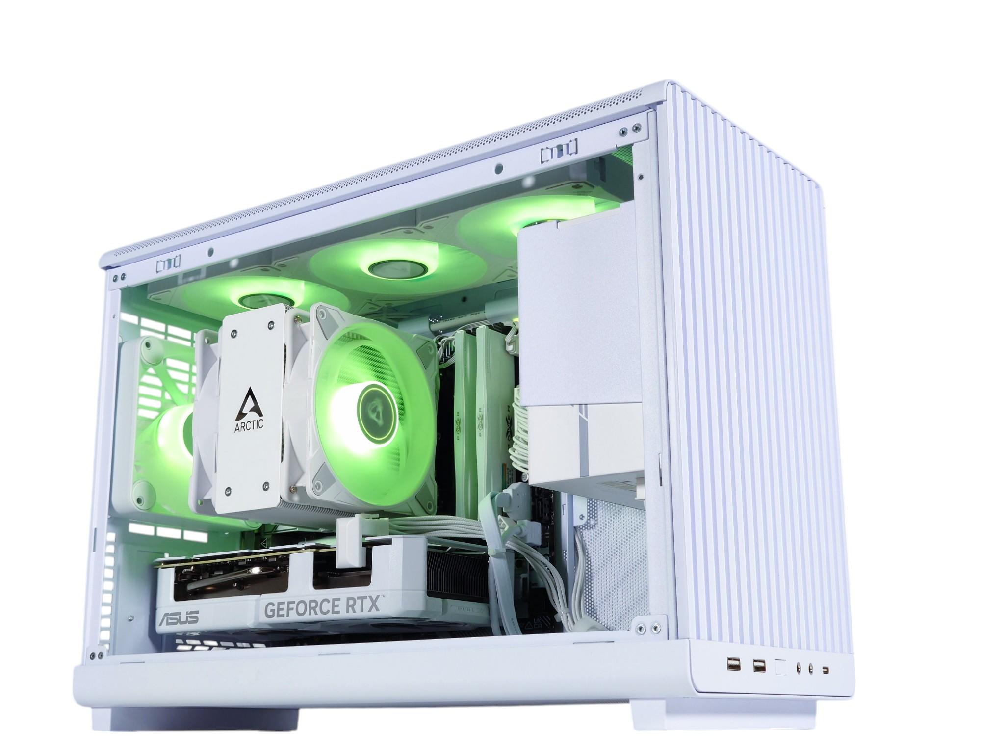 🤍🐻‍❄️Artic⚪ Nvidia RTX 4070 12GB⚪AMD Ryzen 5 7500F⚪32GB DDR5⚪1TB NVME