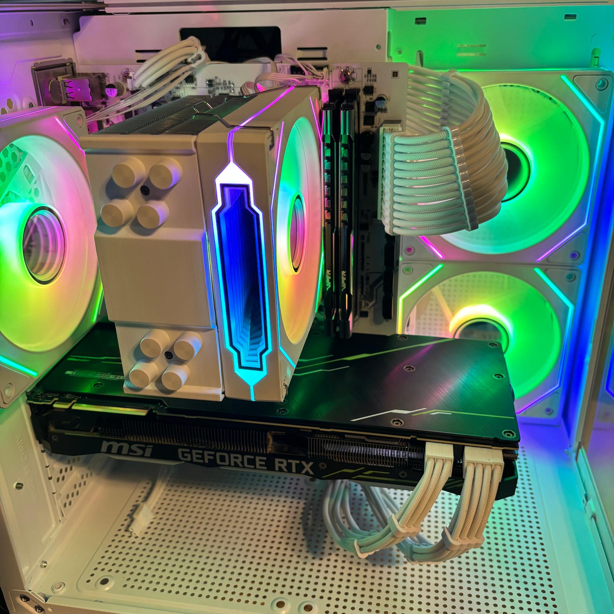 🎅🎅 White Elite Build – Ryzen 9 3900X + RTX 2080 8GB | 1080p/1440p High FPS Ready