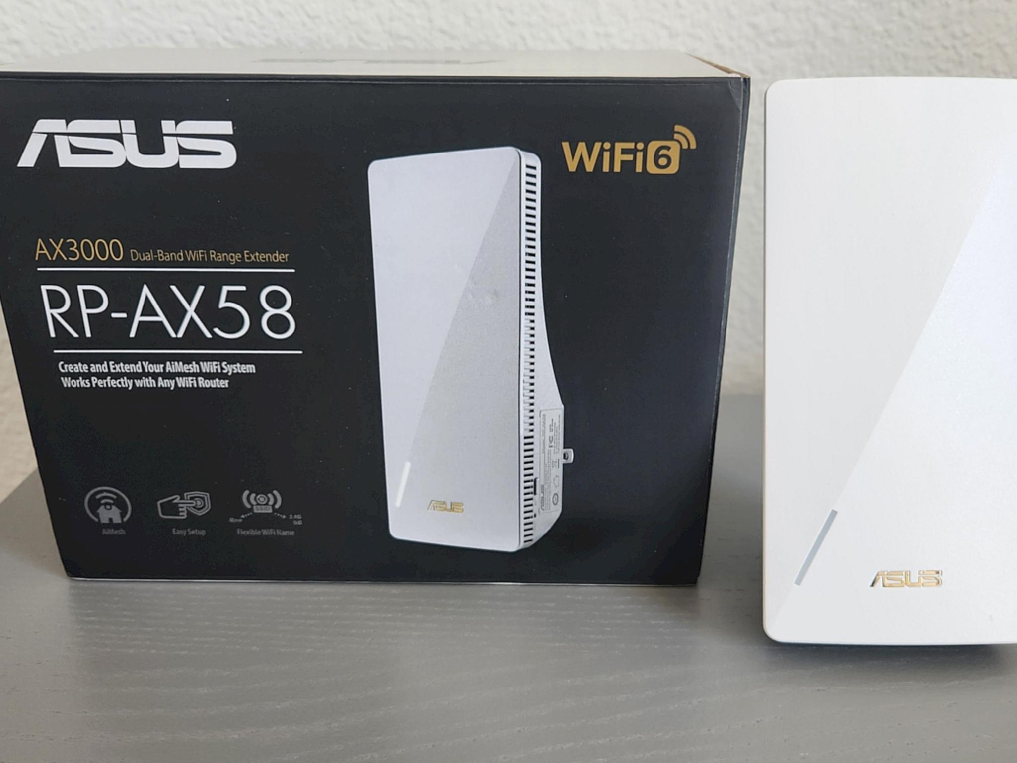 Asus RP-AX58 AX3000 WiFi 6 extender for AI Mesh gaming routers