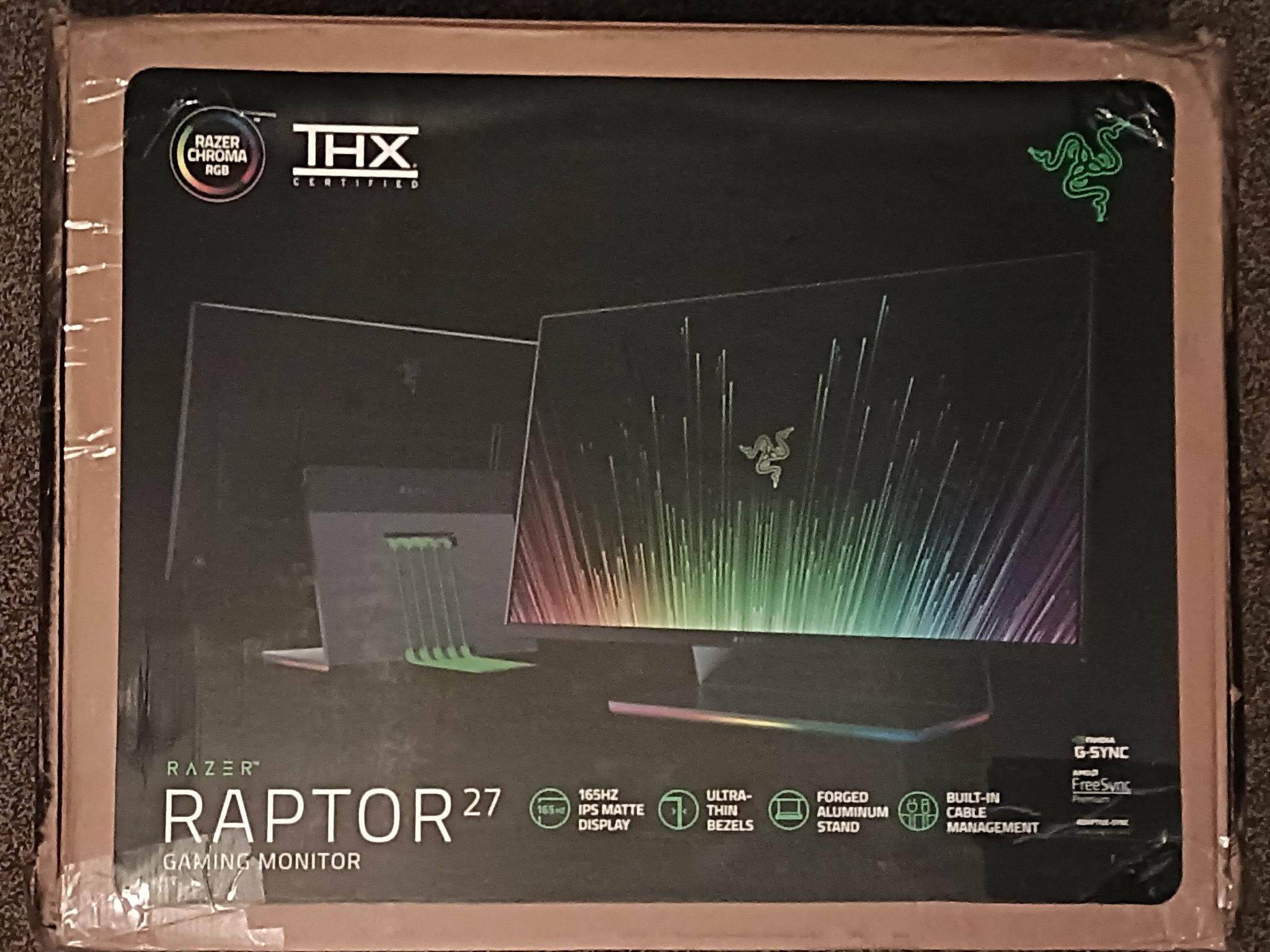 Razer Raptor 27" Gaming Monitor 1440p 165Hz