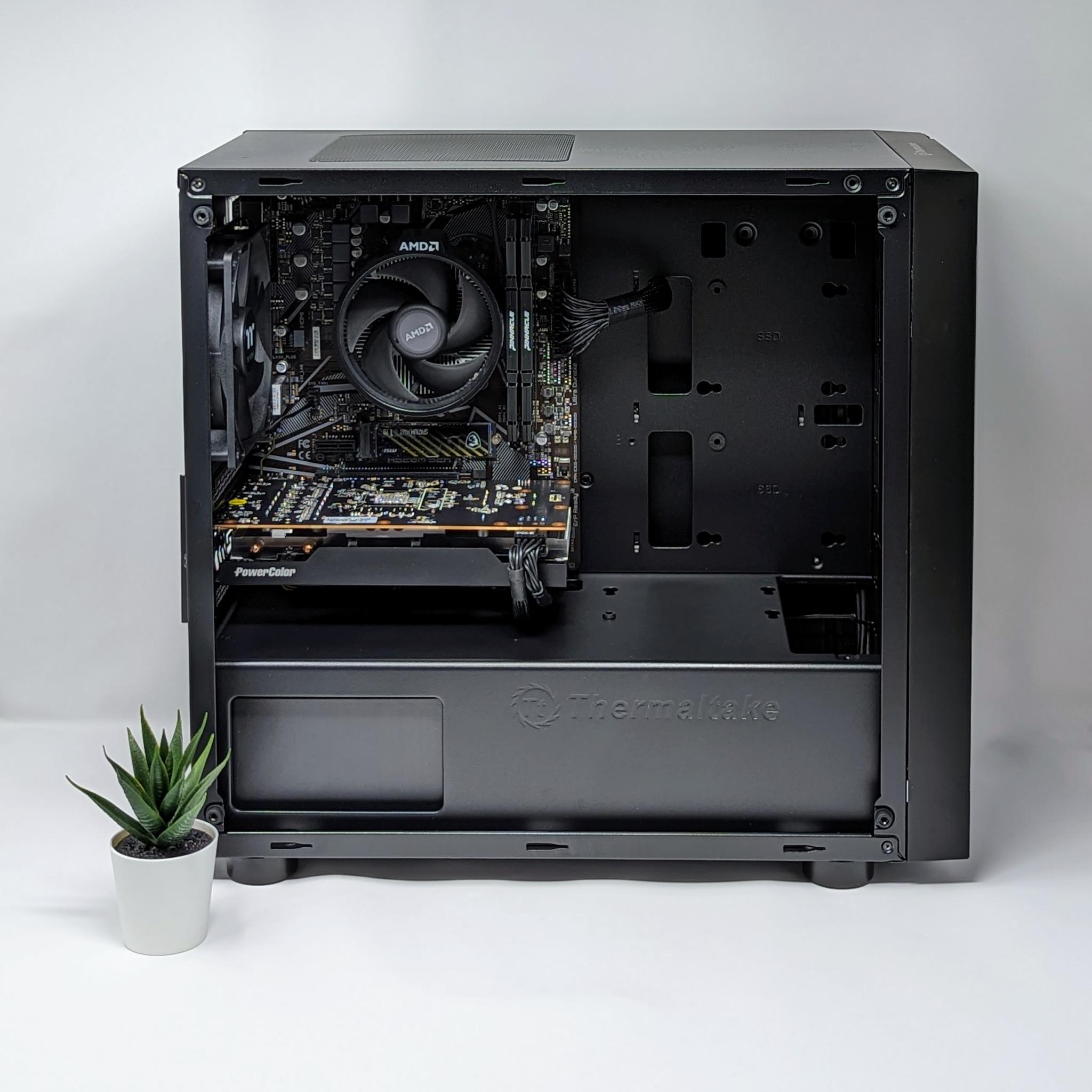 Stealth AM4 | No RGB | RX 6600 | Ryzen 5 3600 | 16gb RAM | MSI M461 1TB Gen 4 NVMe SSD