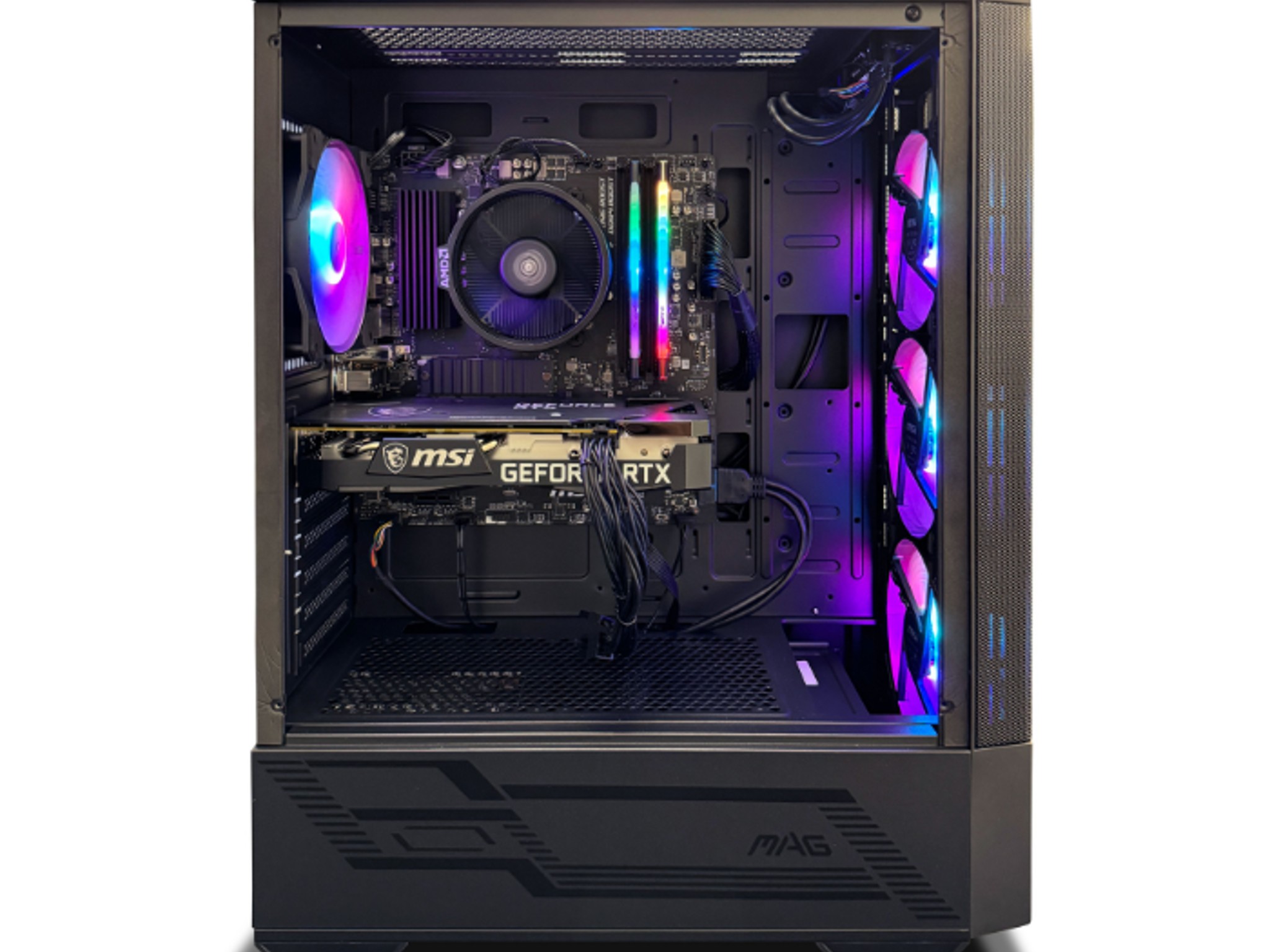 NSX Gaming Pc AMD Ryzen 5 8400F, 32GB RAM DDR5, 1TB SSD NVME M.2, PSU 650W 80+, RTX 3050 VENTUS 2X