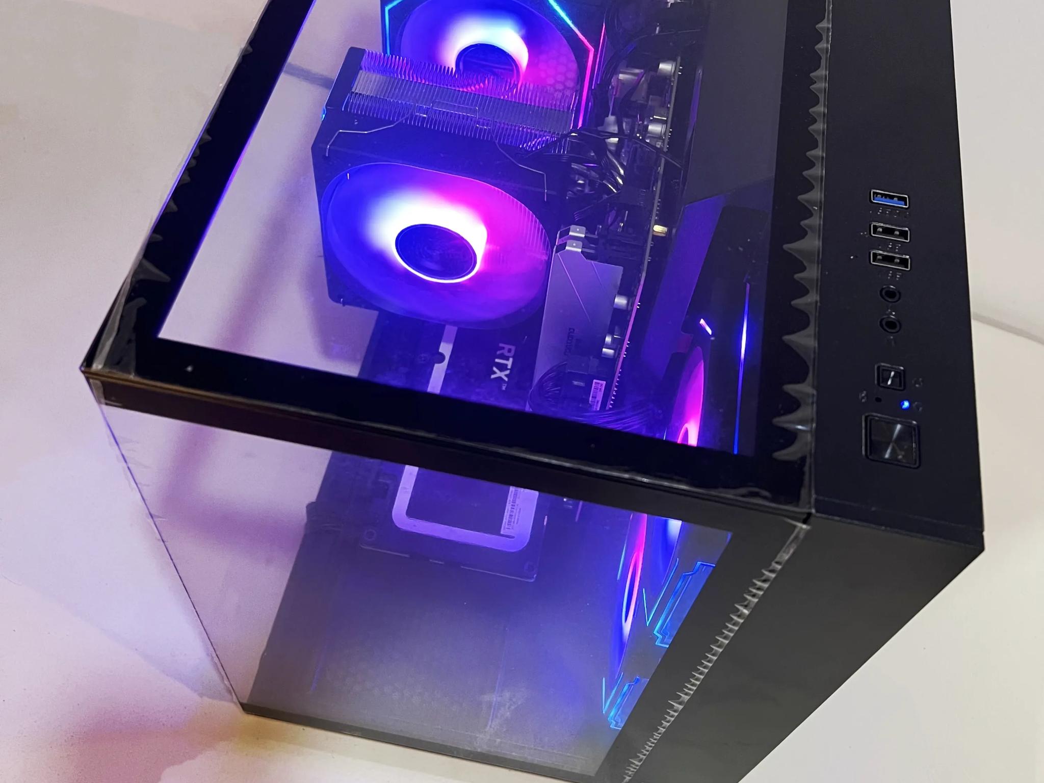 🔥For Sale🔥 RTX 3060Ti 8G|R5-5600|1TB M.2|16GB RAM|ARGB Fans|WIFI||DepxTech Pre-Built PC