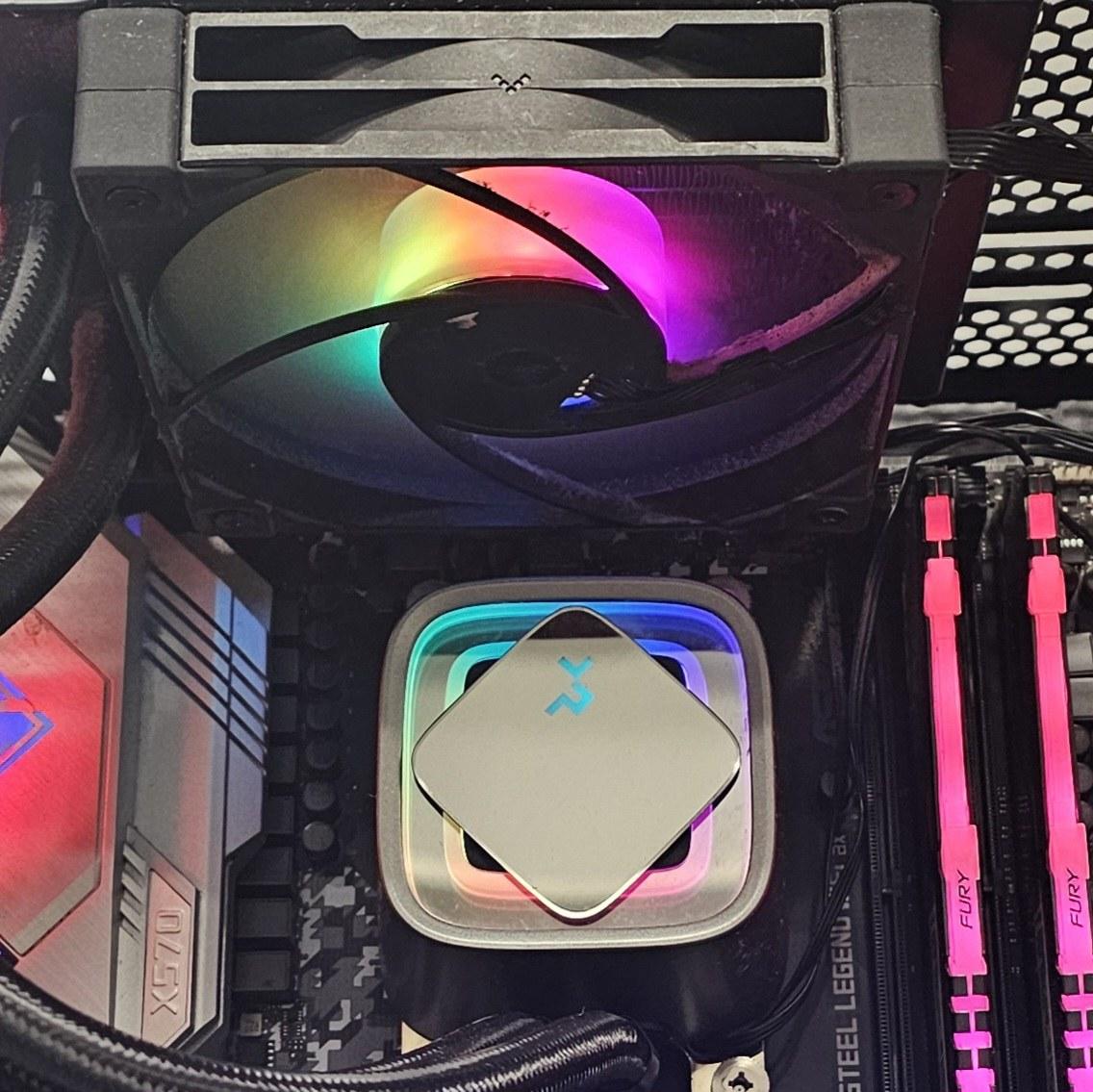 120mm AIO DeepCool RGB CPU Liquid Cooler for AMD AM4