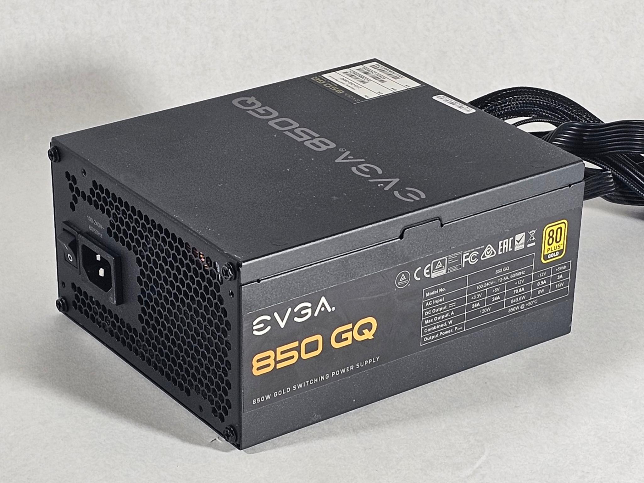 850 Watt PSU EVGA 850 GQ 80+ GOLD Power Supply