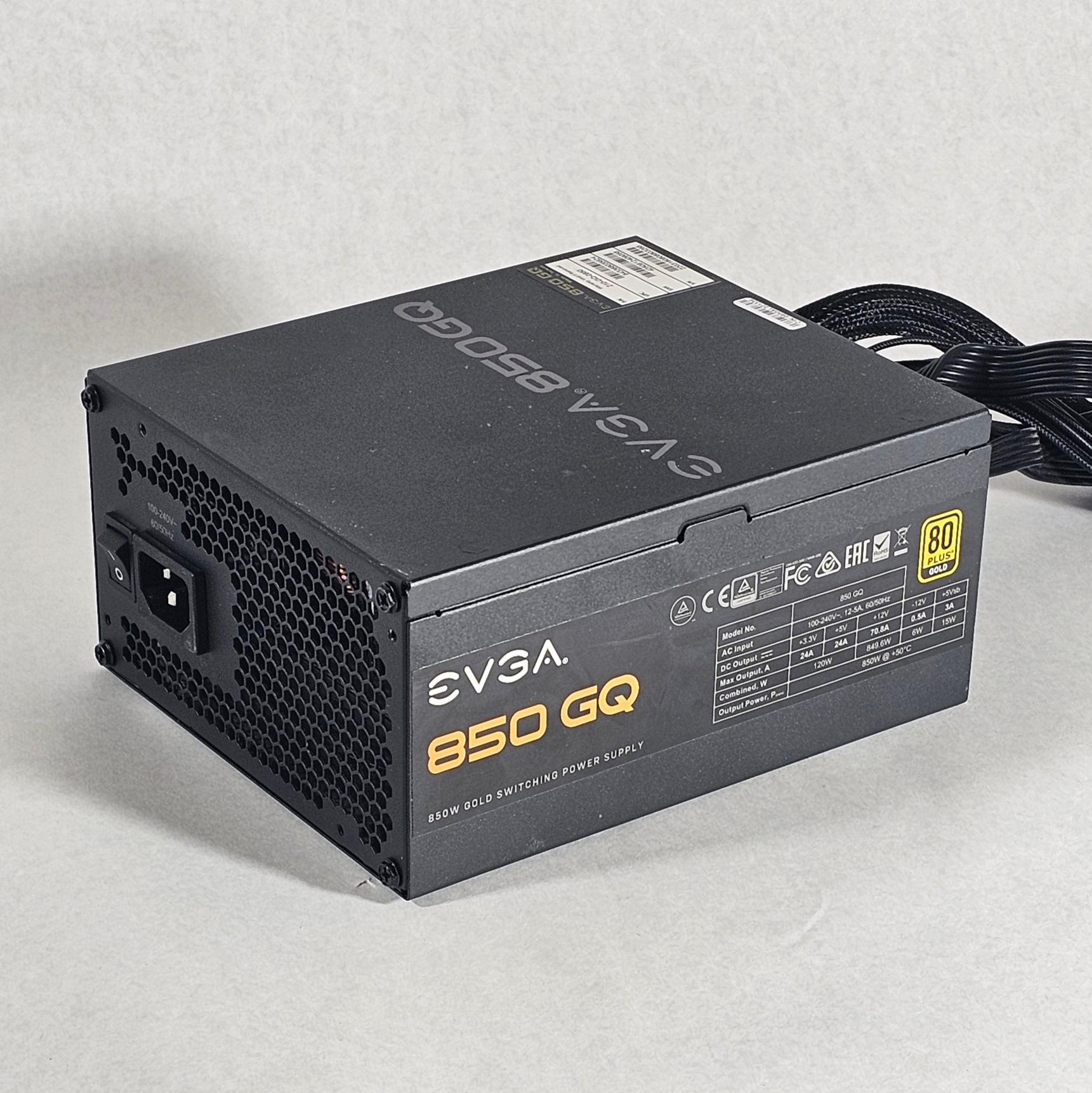 850 Watt PSU EVGA 850 GQ 80+ GOLD Power Supply