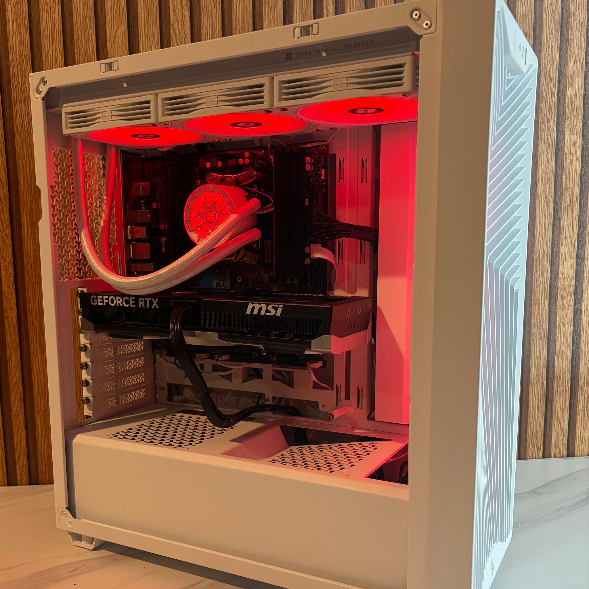 RTX 5070 |  RYZEN 7 7800X3D | 16GB DDR5 | 750w PSU | 2TB NVME | 360MM AIO