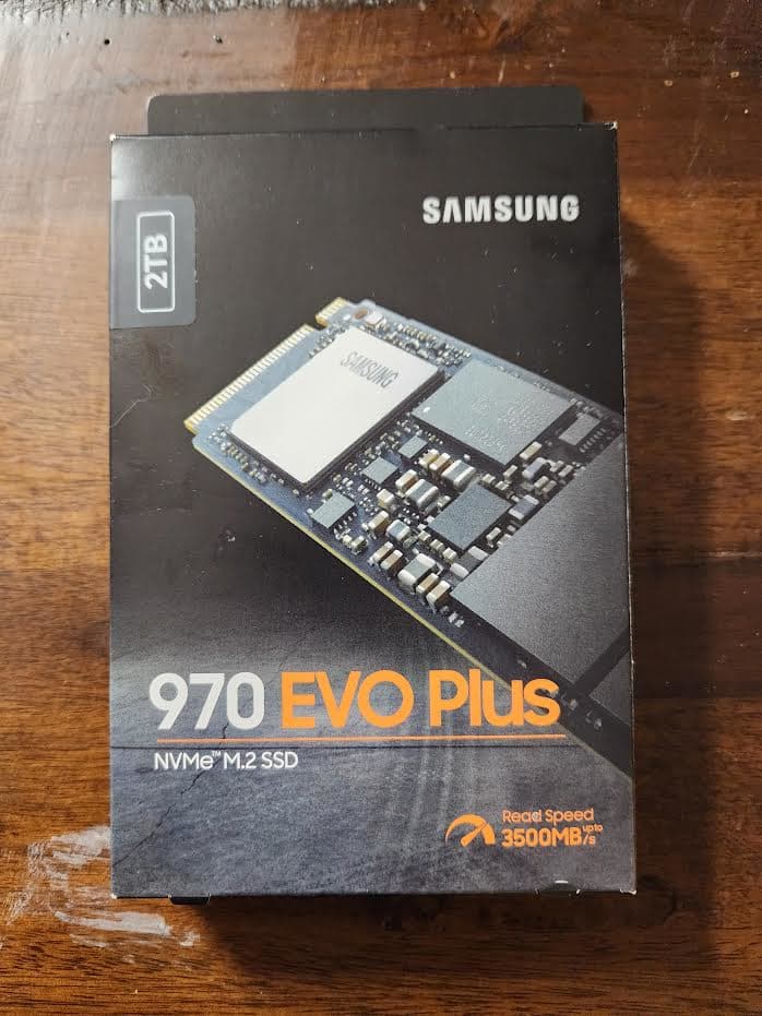 Samsung 970 Evo Plus 2 TB M.2-2280 PCIe 3.0 X4 NVME Solid State Drive