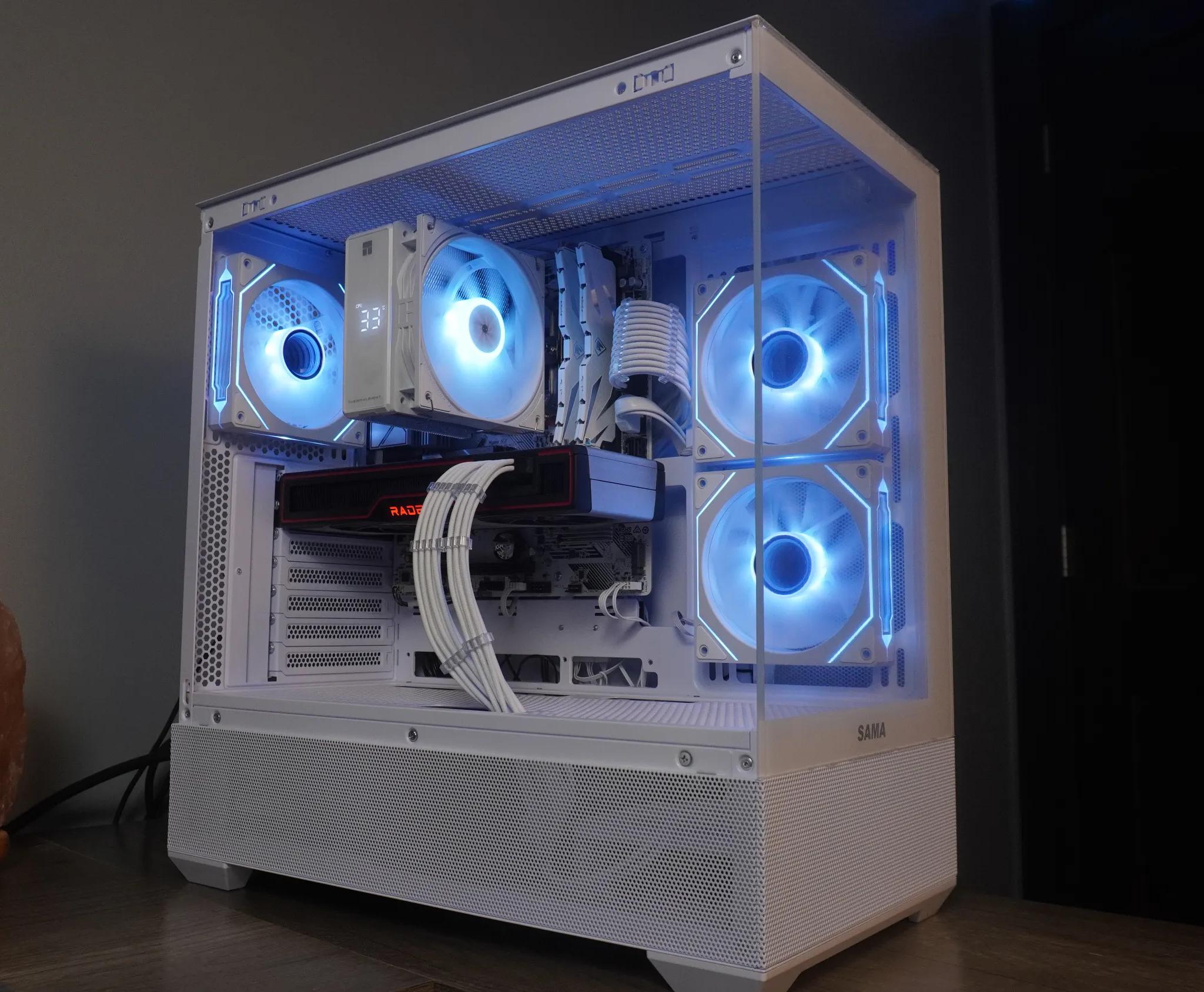 🤍 ARCTIC BEAST 🤍 1440p/1080p GAMING MACHINE 🧡 RX 6700XT 12GB 🧡 Ryzen 5 5600x | 32GB | WIFI