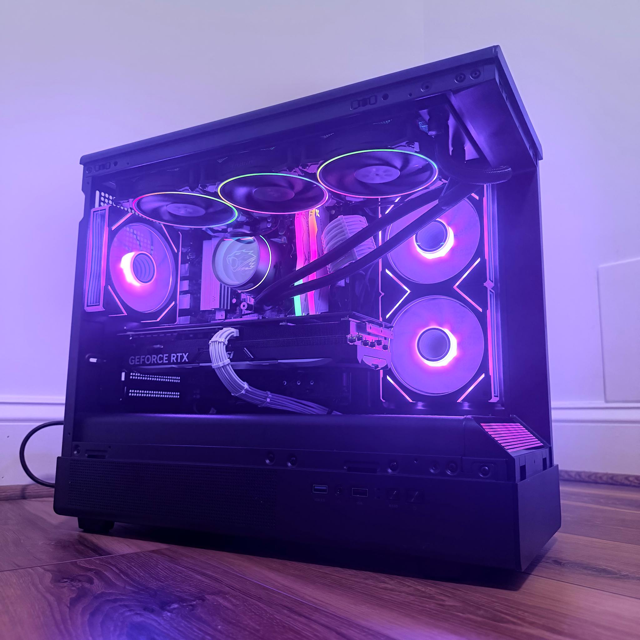 ⚫️"Obsidian Pulse"⚫️| 1440p/4k Gaming | RTX 4070 Ti | Ryzen 7 7700X | 32GB DDR5 | 2TB NVMe SSD