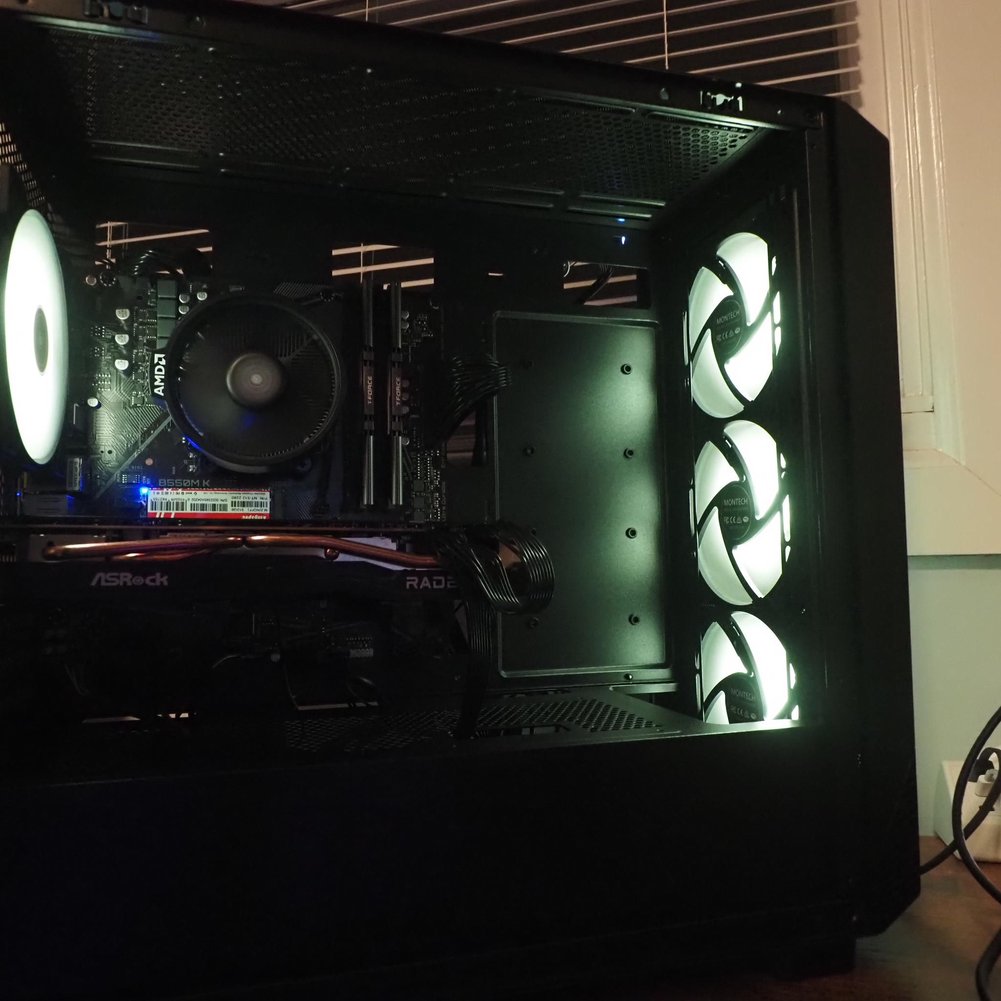 🎮 RX 6700 XT Gaming PC | ⚡ High FPS 1080p / 1440p | Ryzen 5 5500 | WiFi | ✅ Ready to Play