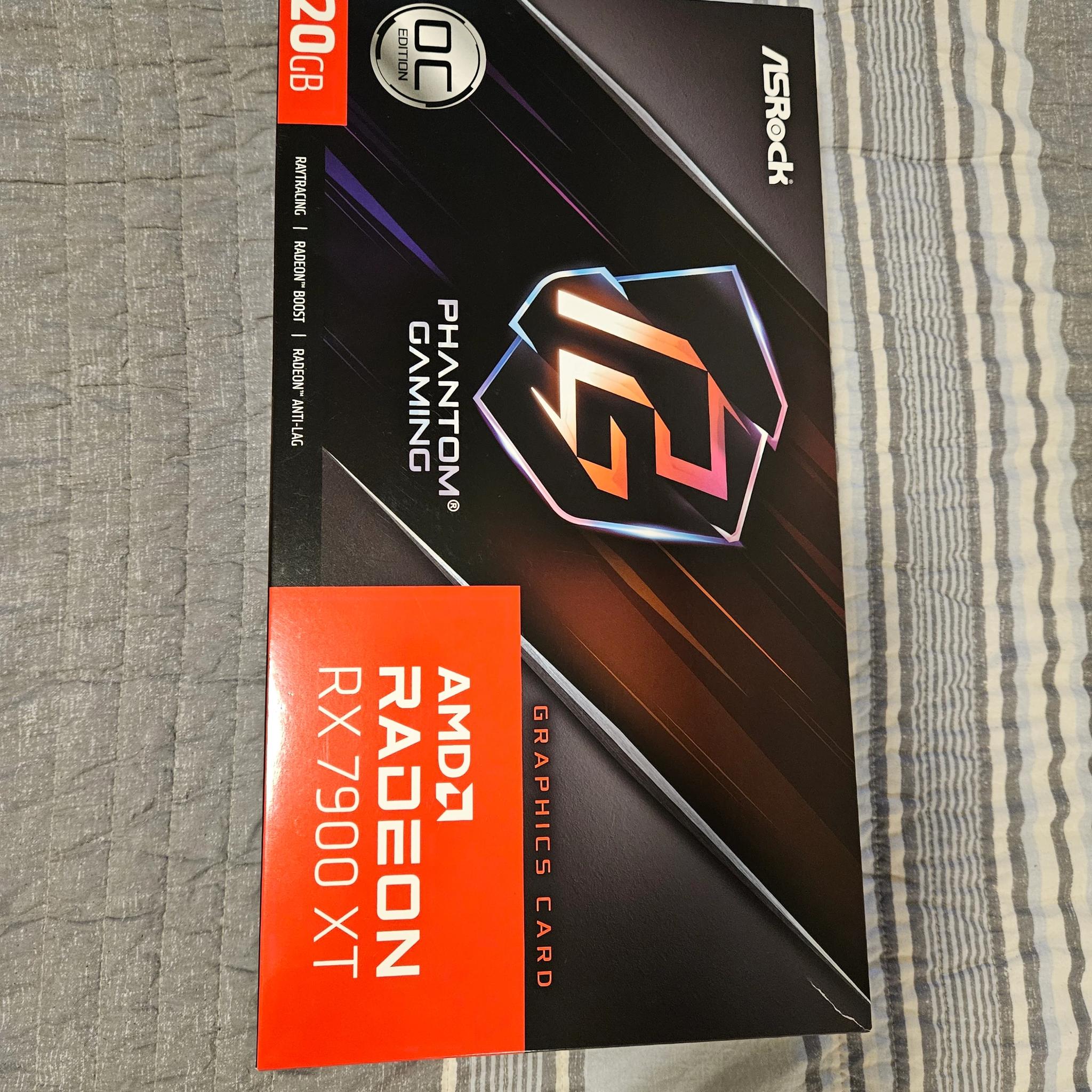7900xt ASRock PG Used, Like New