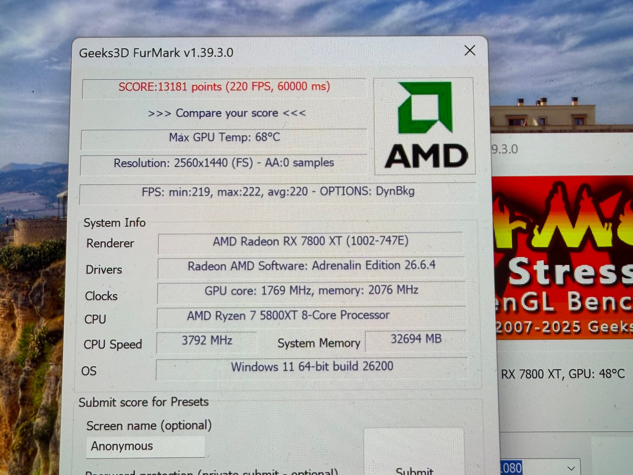 🔥 Premium Gaming PC – Ryzen 7 5800XT | Radeon RX 7800 XT 16GB | 32GB RAM | Windows 11 Pro 🔥