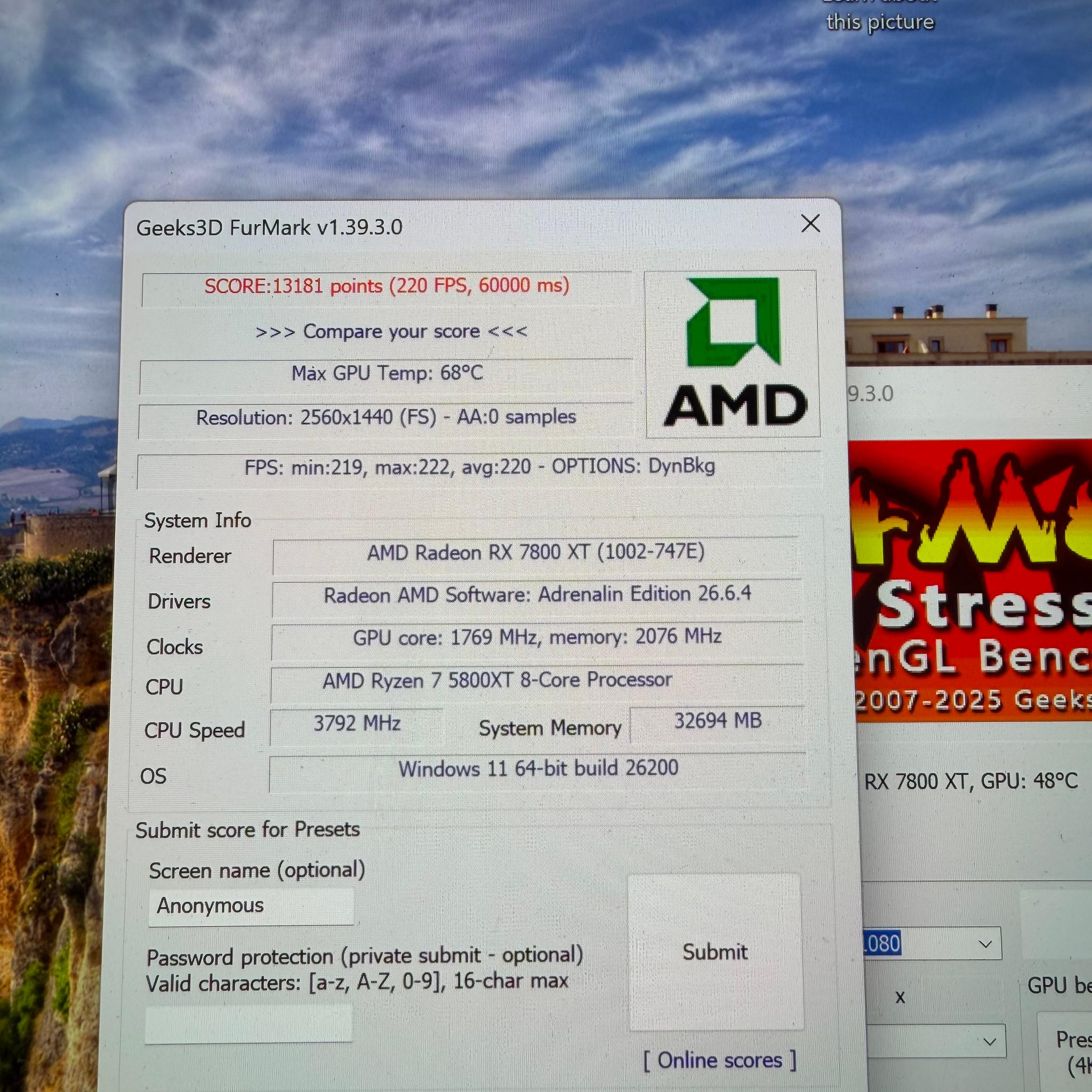 🔥 Premium Gaming PC – Ryzen 7 5800XT | Radeon RX 7800 XT 16GB | 32GB RAM | Windows 11 Pro 🔥
