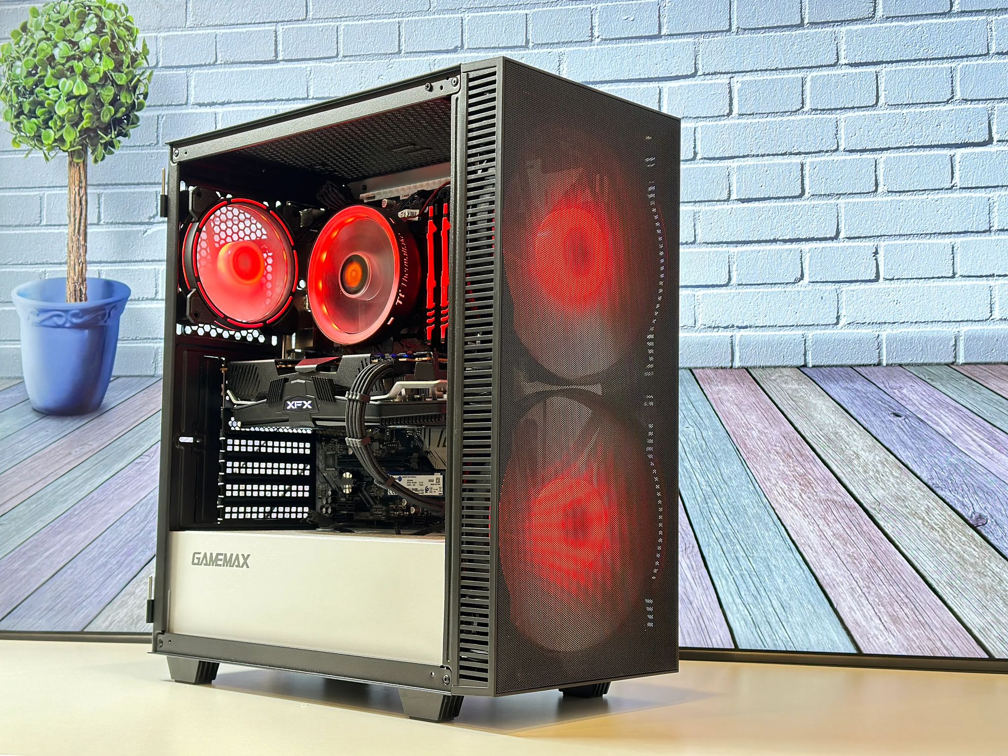 🪀Gaming PC🪀 AMD RX 5600XT 🪀Ryzen 5 4500 6-Core 🪀16GB DDR4 RAM🪀500GB NVME SSD