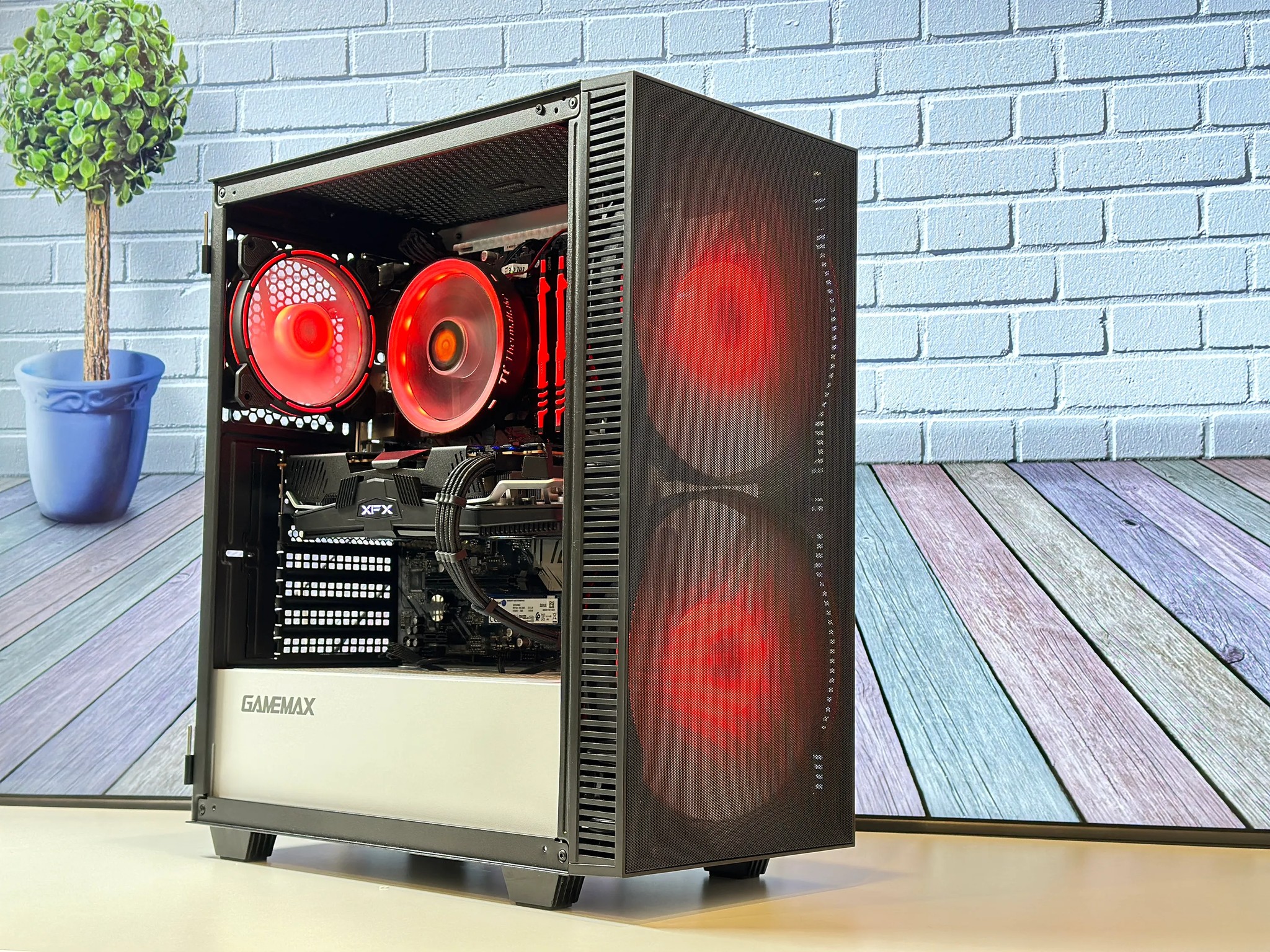 🪀Gaming PC🪀 AMD RX 5600XT 🪀Ryzen 5 4500 6-Core 🪀16GB DDR4 RAM🪀500GB NVME SSD