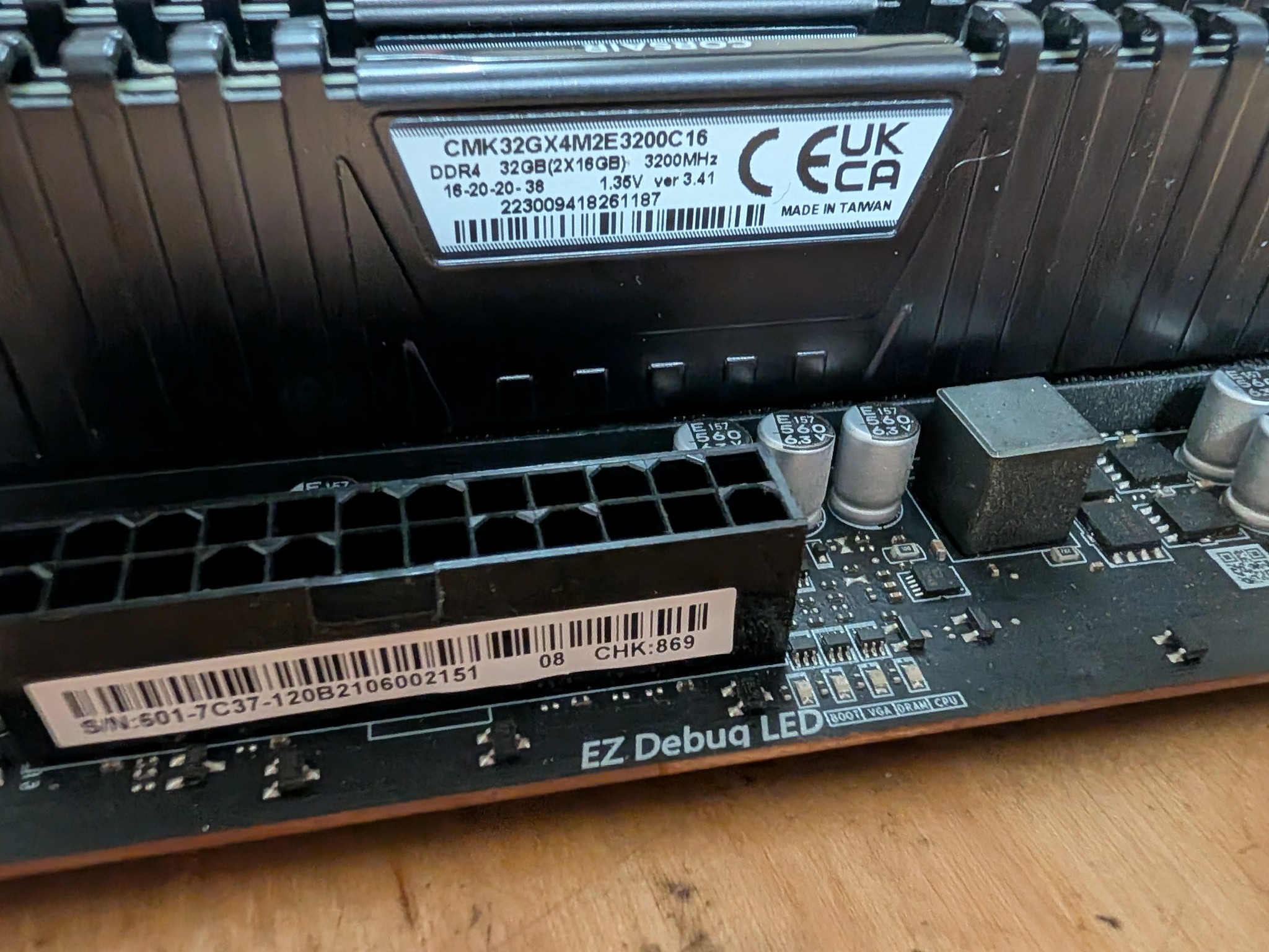 Ryzen 7 5800x + MSI X570 + 32GB DDR4