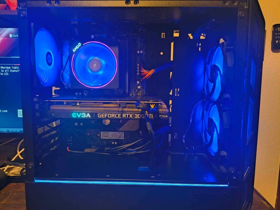 Price-to-Performance Gaming PC – Ryzen 5 5500 + RTX 3060 Ti – 16GB / 2TB