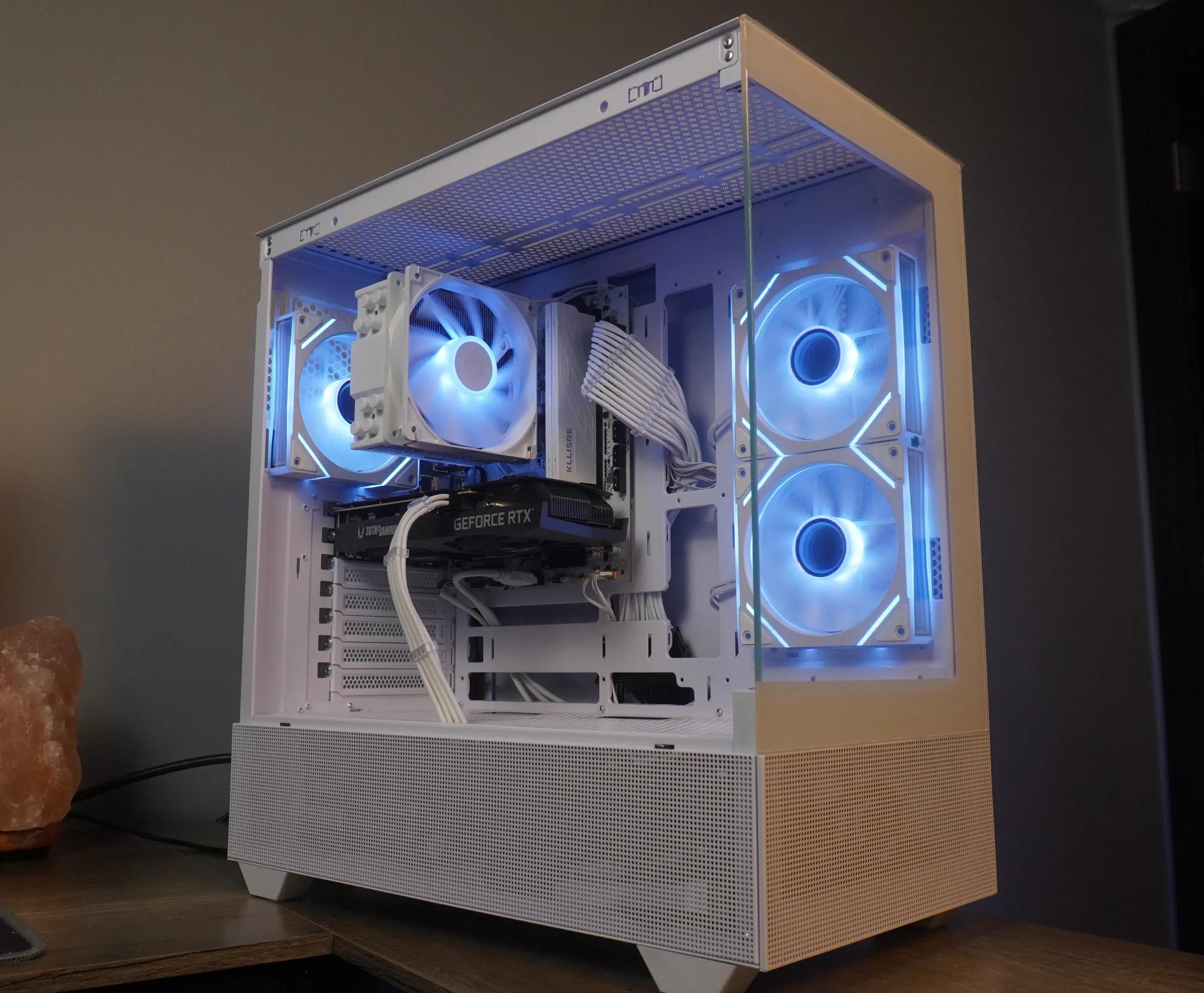 🤍 ARCTIC BEAST 🤍 1440p/1080p GAMING MACHINE 💚RTX 3060 12GB 🧡 Ryzen 5 5600 | 32GB | WIFI