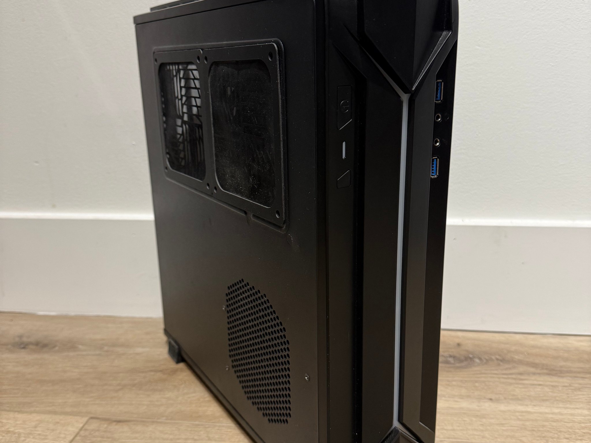 SilverStone Technology Slim Computer Case for Mini-Itx Motherboards with Integrated RGB Lighting