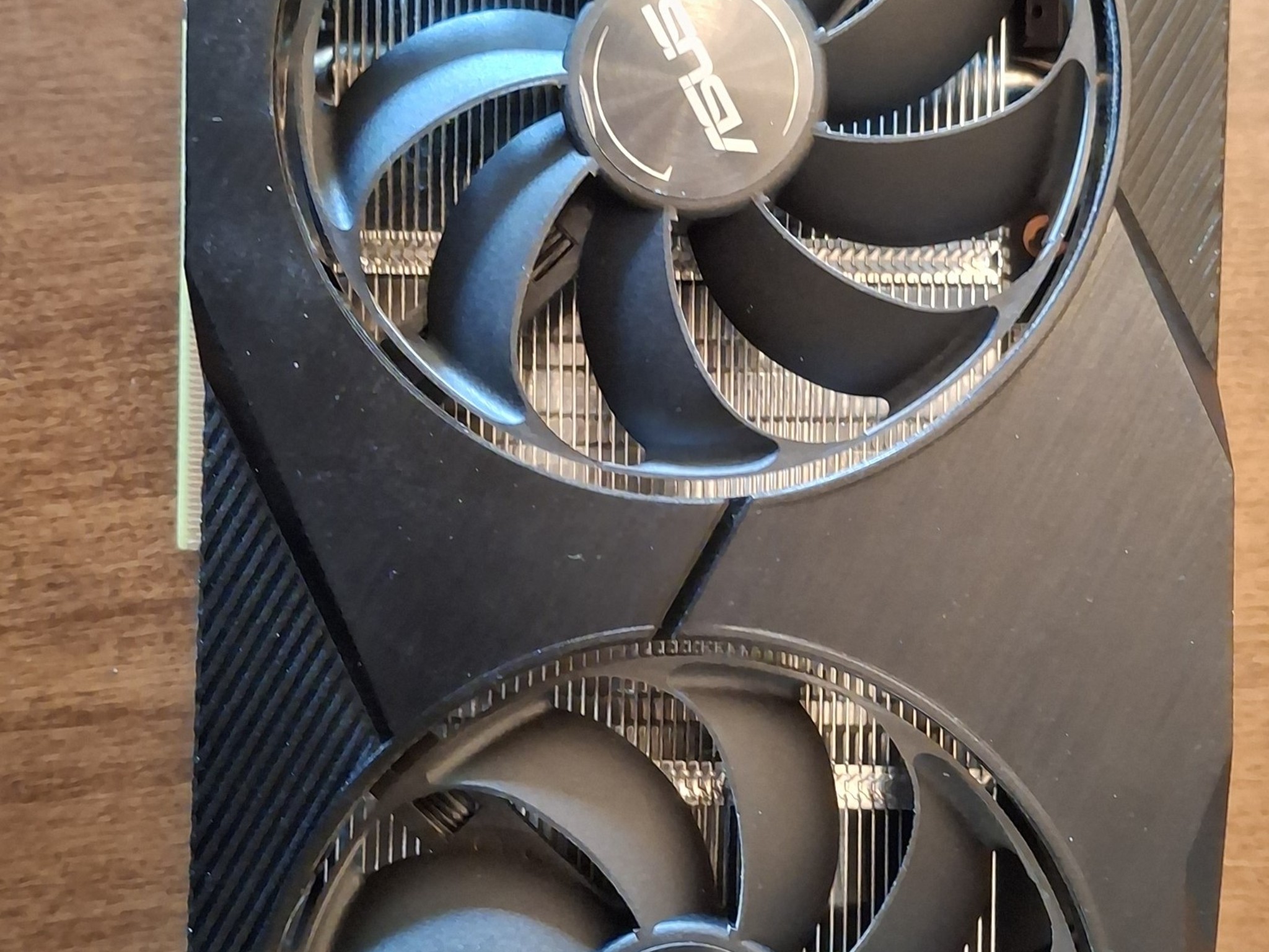 Gently Used Black ASUS NVIDIA GeForce RTX 2060 Dual Overclocked 6GB GDDR6 Graphics Card