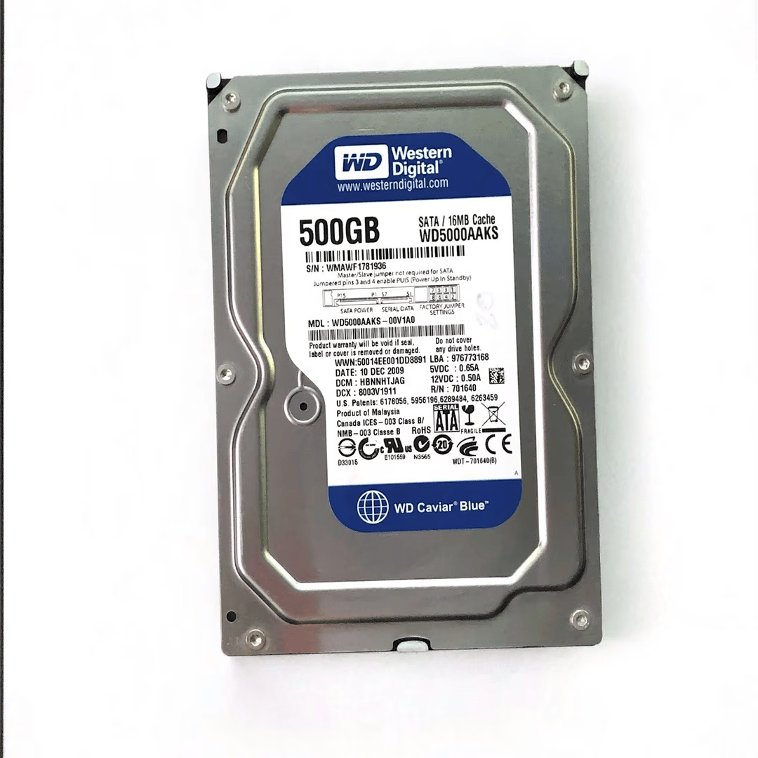 WD 500GB 7200RPM 3.5 HDD WD5000AAKS-00V1A0