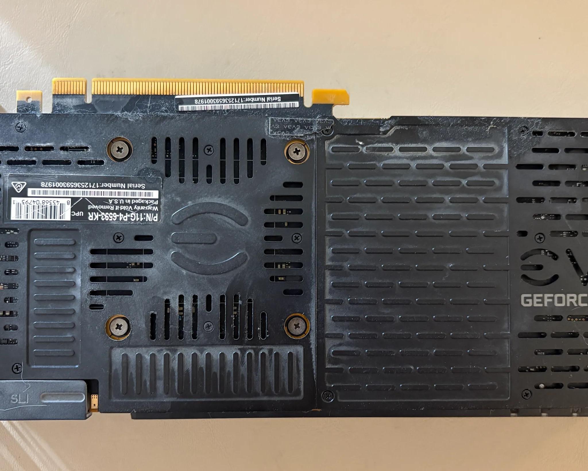 EVGA GeForce GTX 1080Ti SC2 11GB GDDR5X Video Card