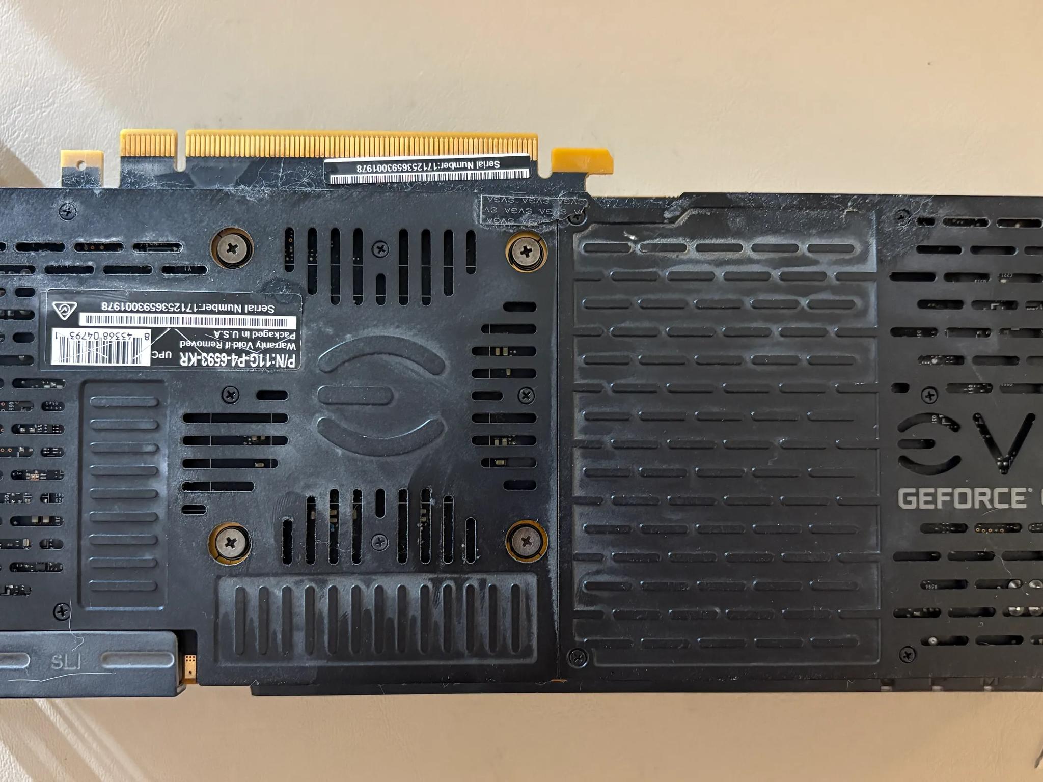EVGA GeForce GTX 1080Ti SC2 11GB GDDR5X Video Card