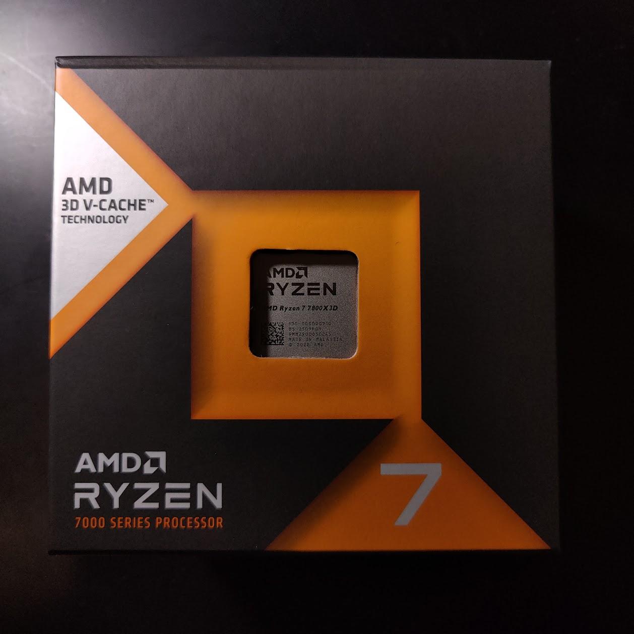 AMD Ryzen 7 7800X3D, NEW (Sealed Box)