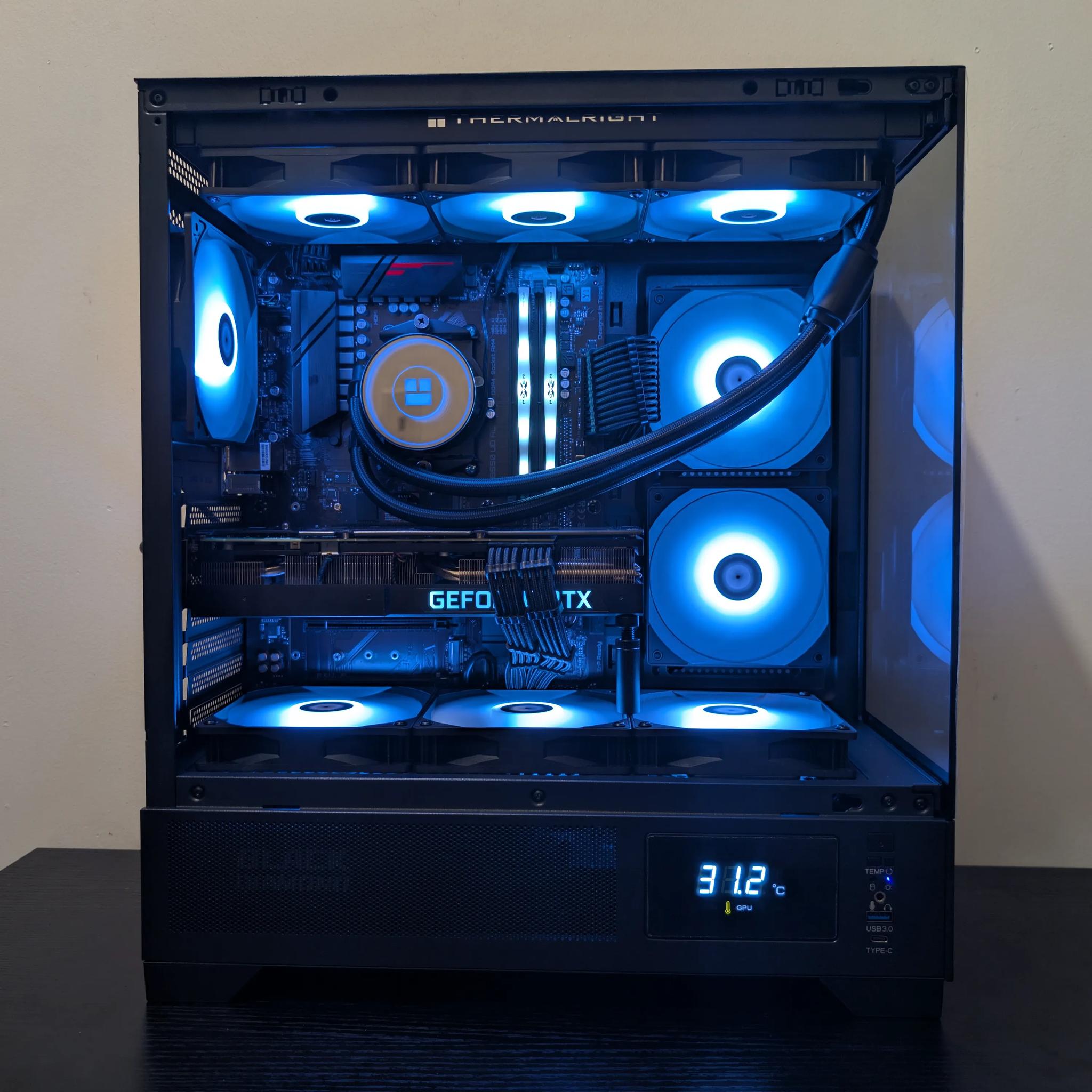 🐦‍⬛ 1440p Gaming Beast | RTX 3080 | Ryzen 7 5800X | 1TB SSD | 32GB RAM | WiFi & Bluetooth 🐦‍⬛