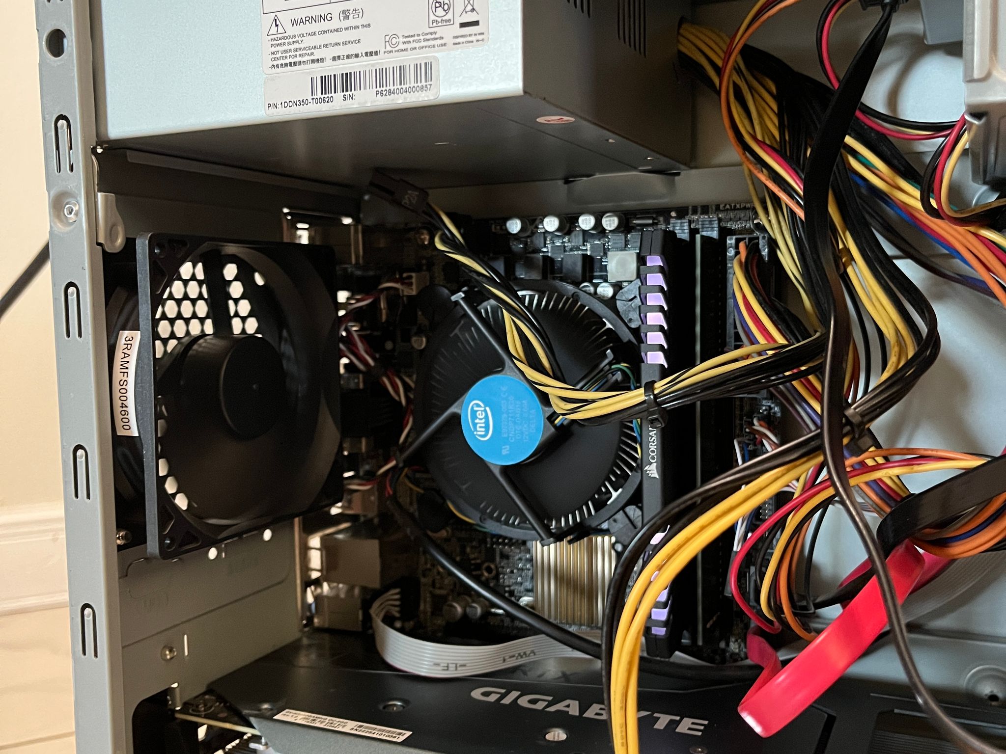 NVIDIA RTX 3050, Intel i7-7700, 16GB RAM, 500GB SSD - Gaming PC w/Wi-Fi, BT