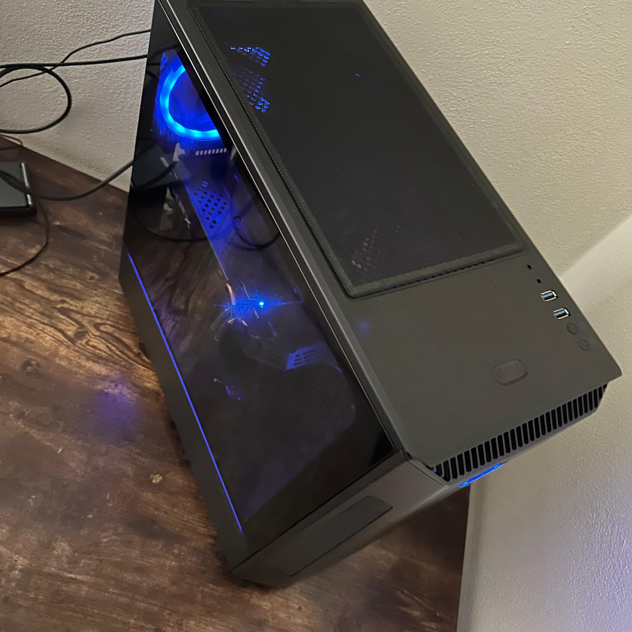 CyberPower Gaming PC Desktop AMD Ryzen 5 3600 CPU & RX 580 GPU- USED GREAT SHAPE OBO