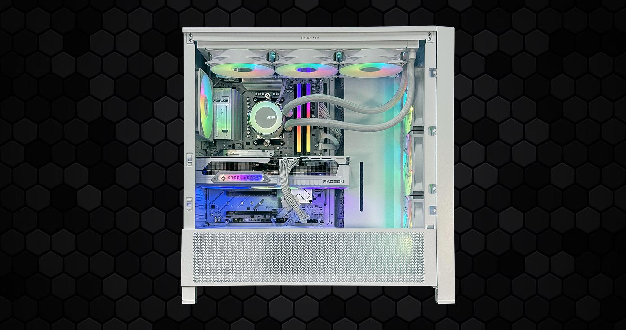 Ryzen 7 9800X3D | RX 9070 XT | 32GB DDR5 (6000 MT/s) | 2TB SSD | 850W Gold PSU | Lumen Elite [White]