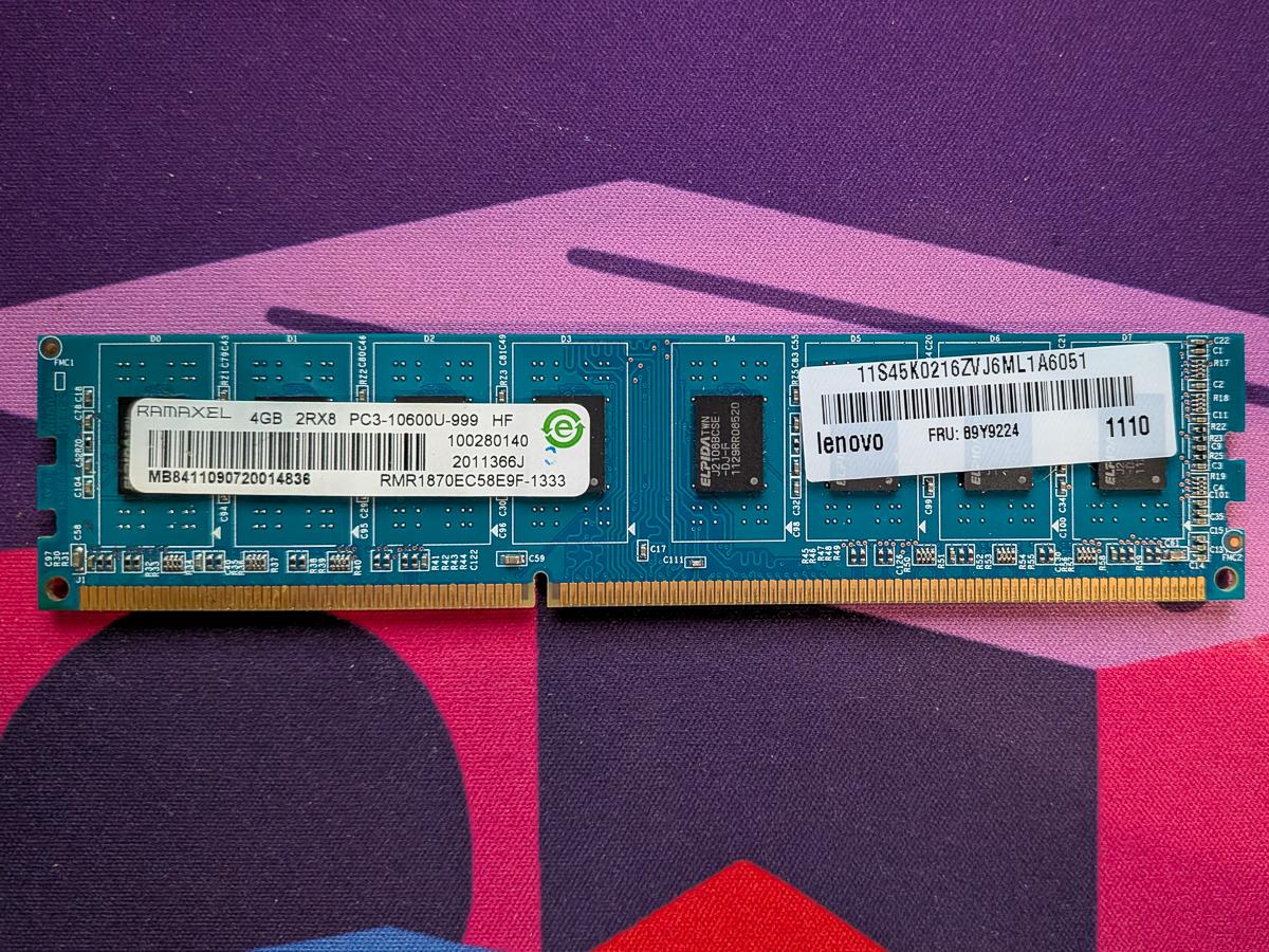 12GB Assorted DDR3 4x 2GB 1x 4GB