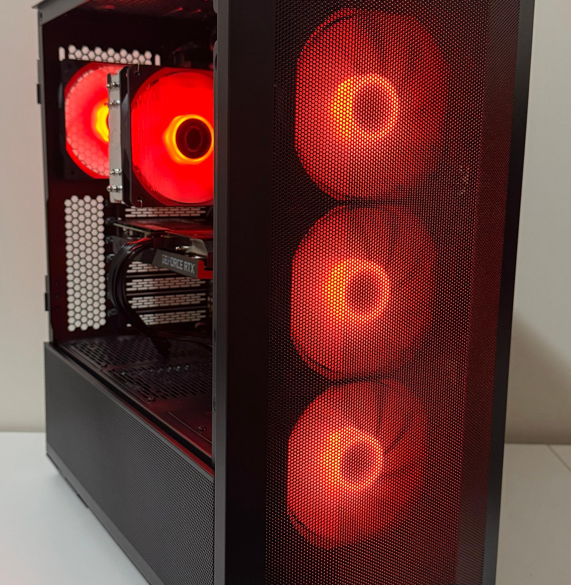 AMD Ryzen 7 8700F 32GB DDR5 RAM 1TB NVMe SSD GeForce RTX 3060 12GB Lian Li Lancool II AM5 Gaming PC