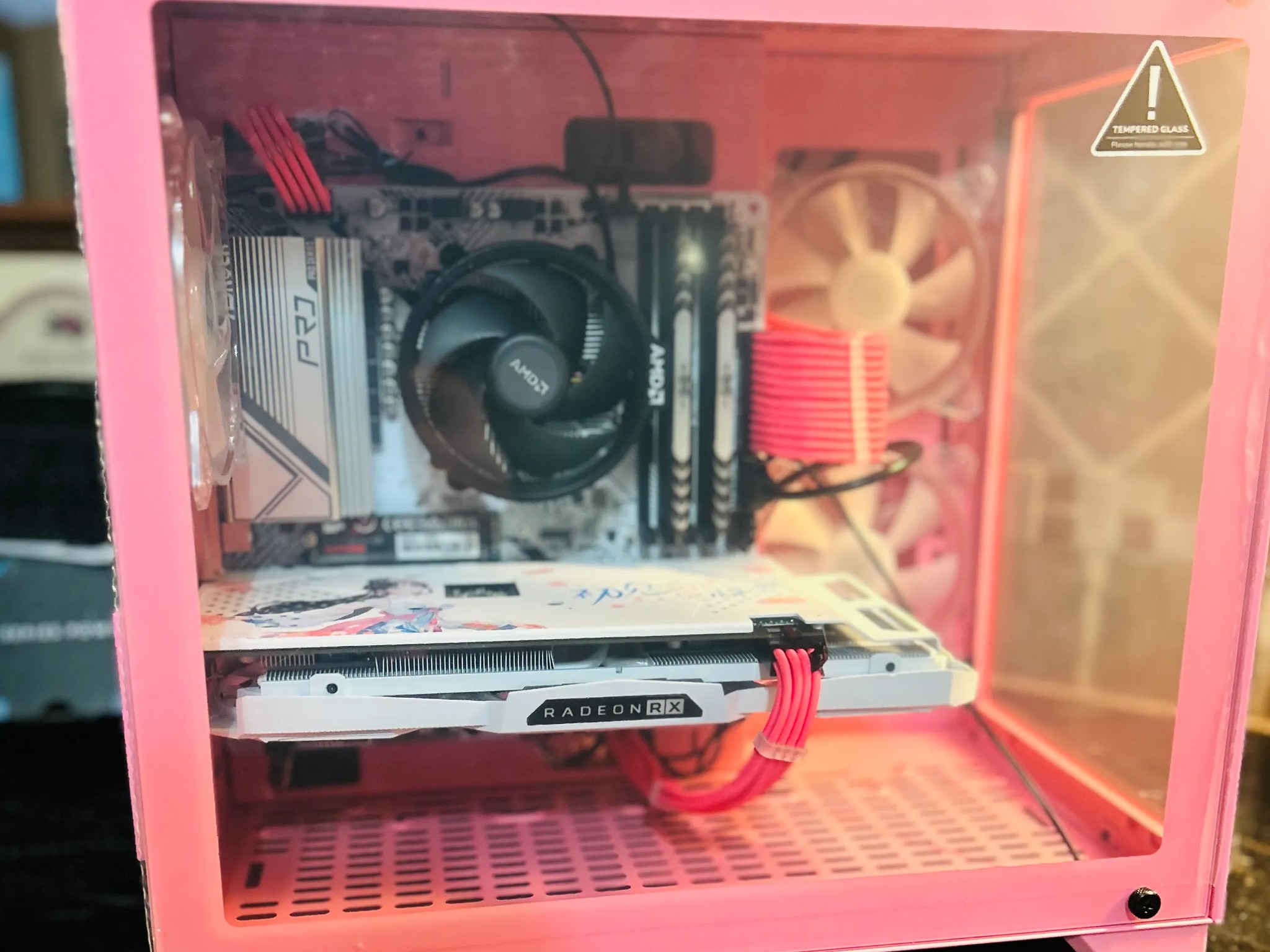 Palworld ready...White and Pink Gamer PC  (NEW upgraded GPU)