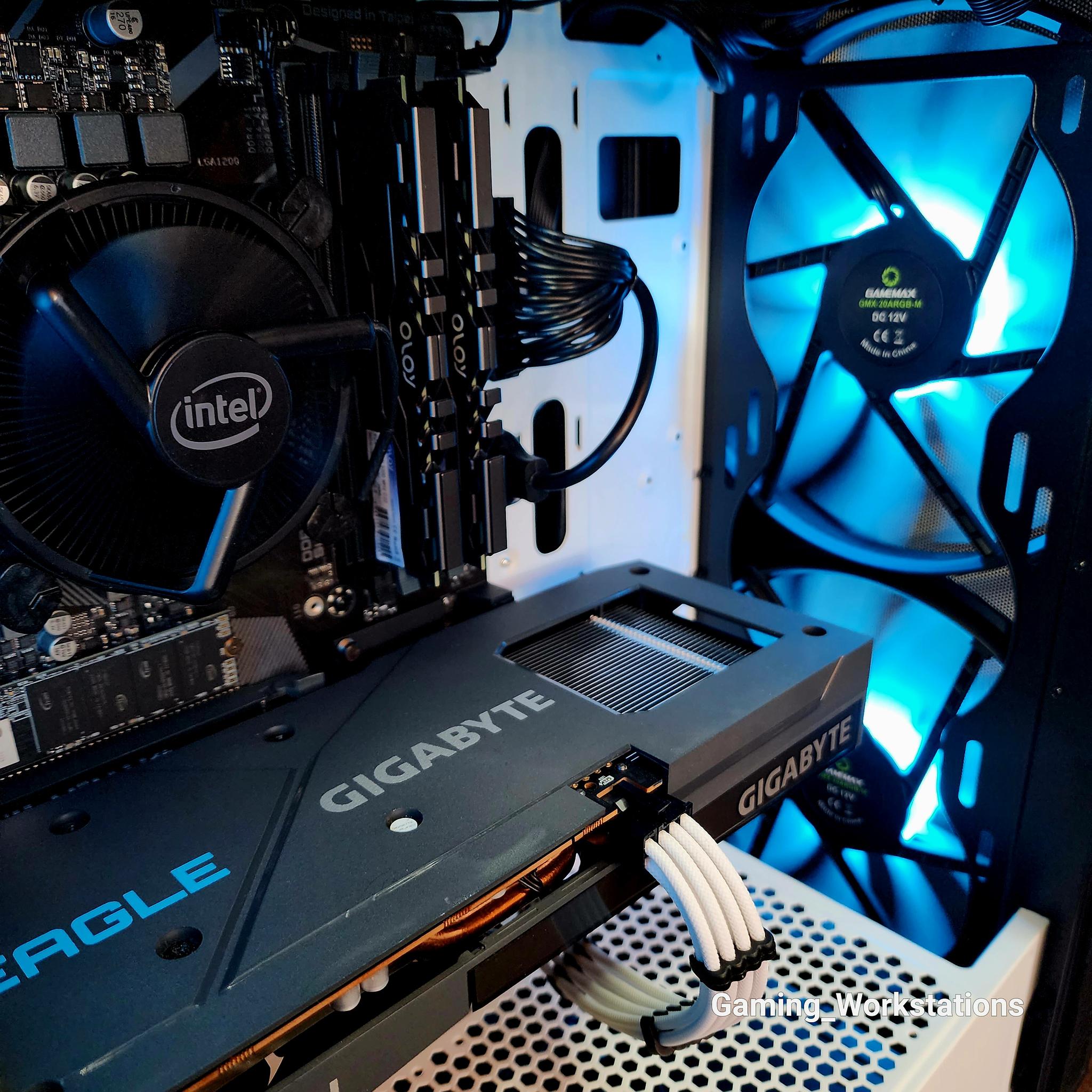 🖤🤍💙 Gigabyte Eagle Radeon RX 6600 8GB // Intel Core i5 11400 // OLOy 16GB 3200MHz