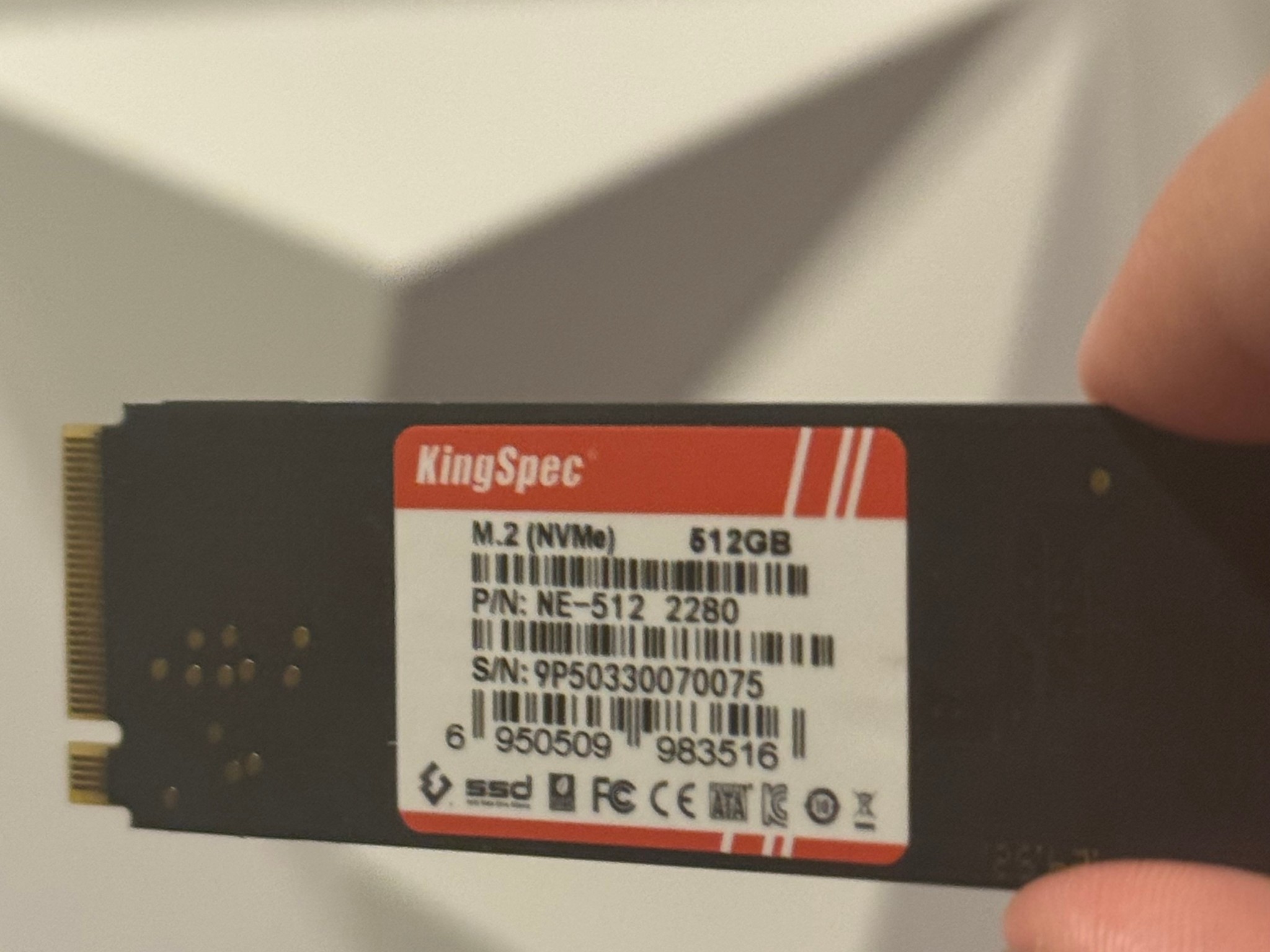 KingSpec 512GB NVME