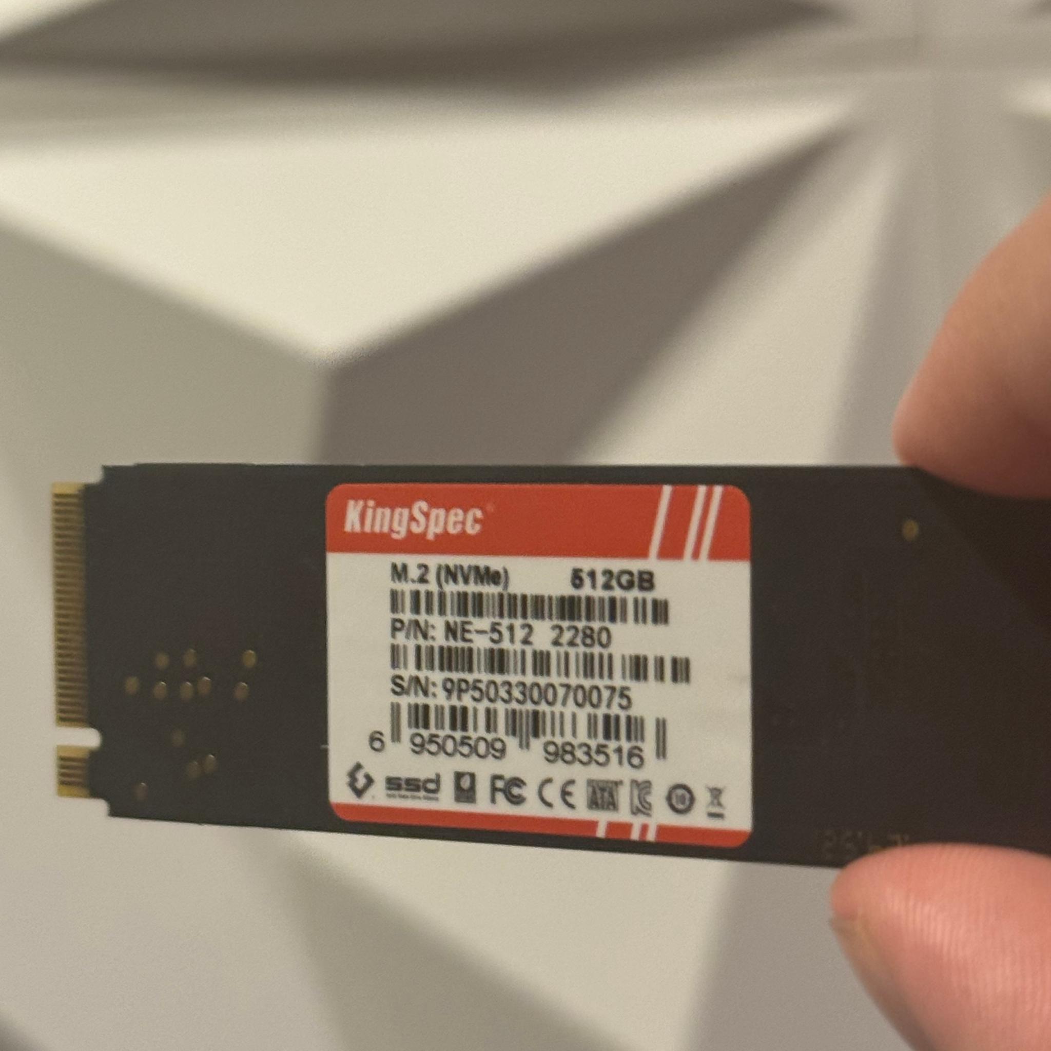 KingSpec 512GB NVME