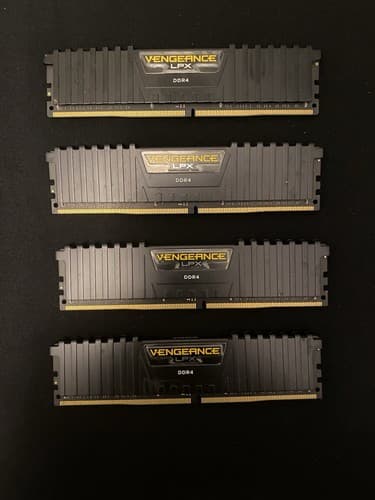 Corsair Vengeance LPX DDR4 32GB(4x8GB) all 4 Sticks