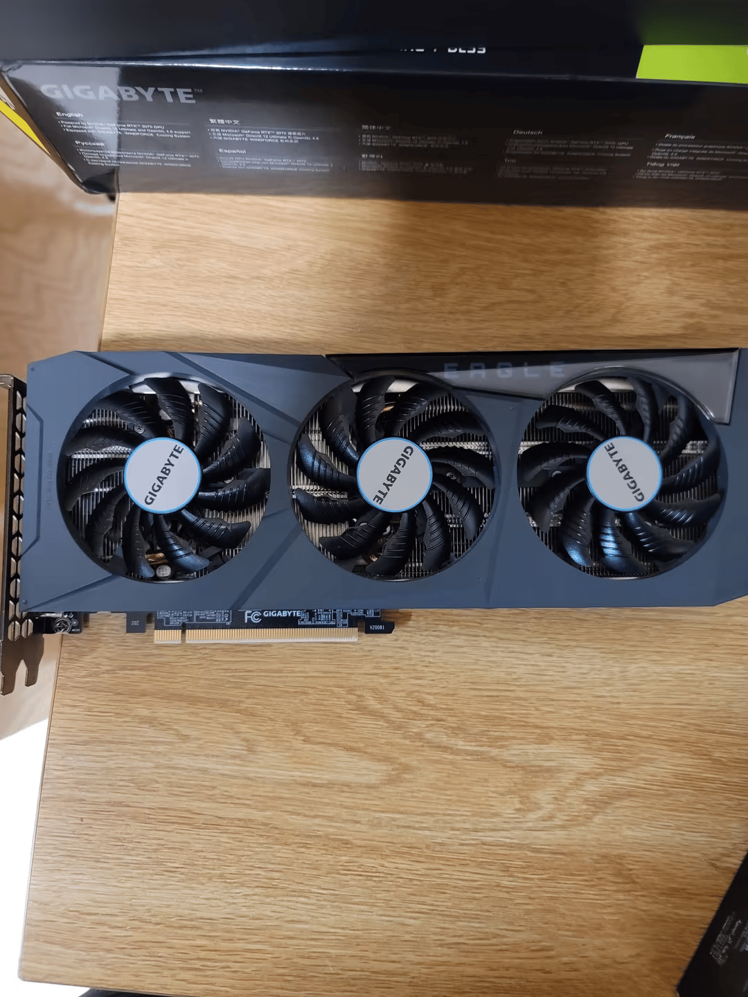 RTX 3070 used for a little over a year no overclocking, upgraded no longer needed. 