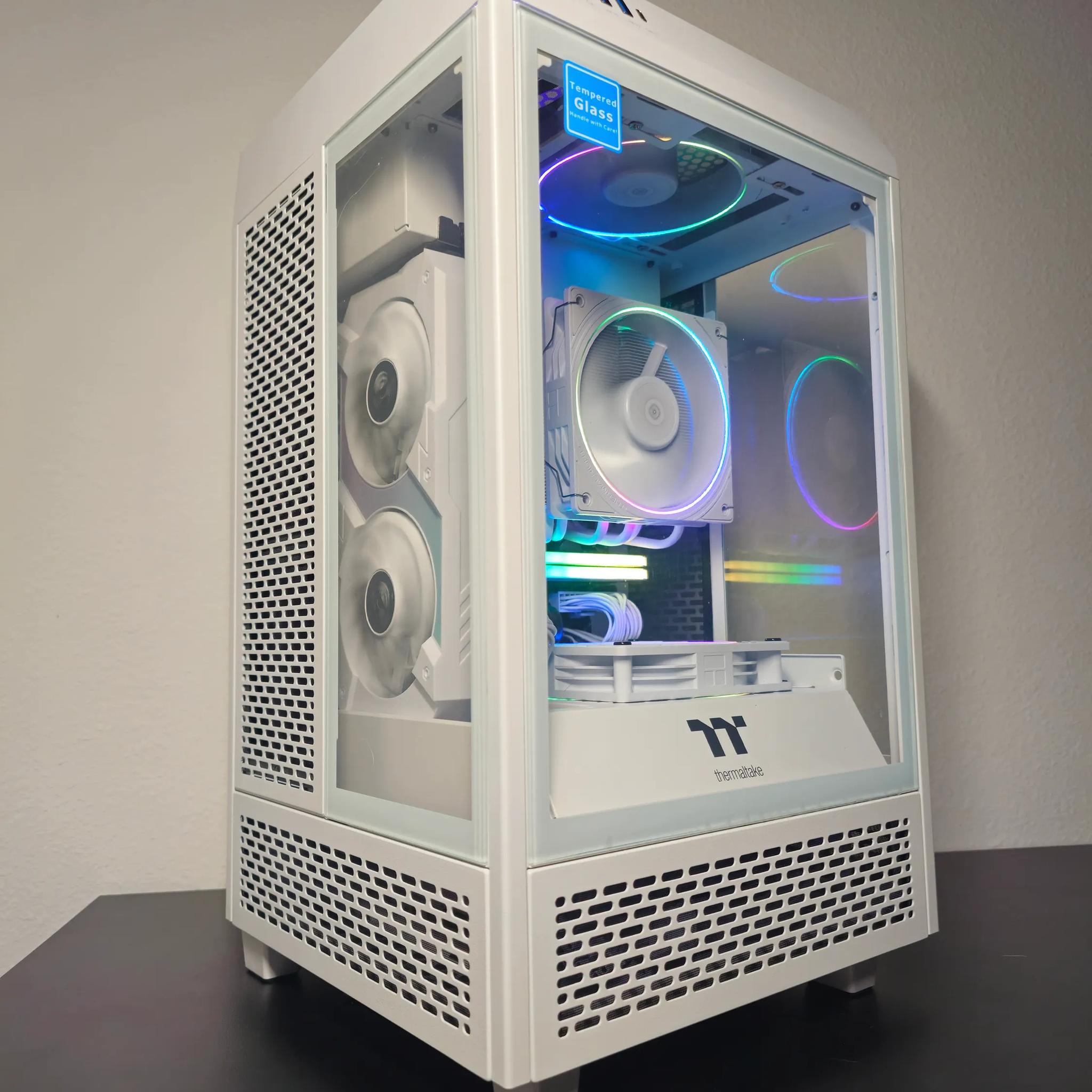 ITX White PC // RTX 3060 12GB // i5 10400f // 32GB DDR4 3600 // 1TB NVME // Wi-Fi + BT