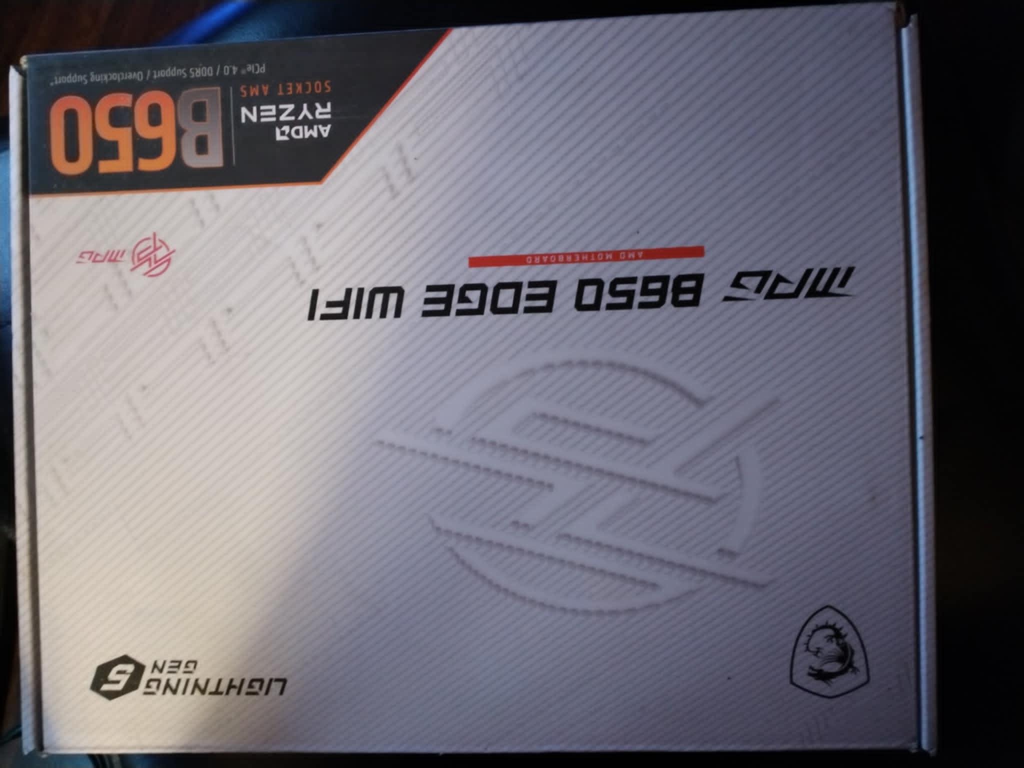 MSI MPG B650 Edge WiFi Gaming Motherboard (AMD Ryzen 9000/8000/7000 Series Processors, AM5
