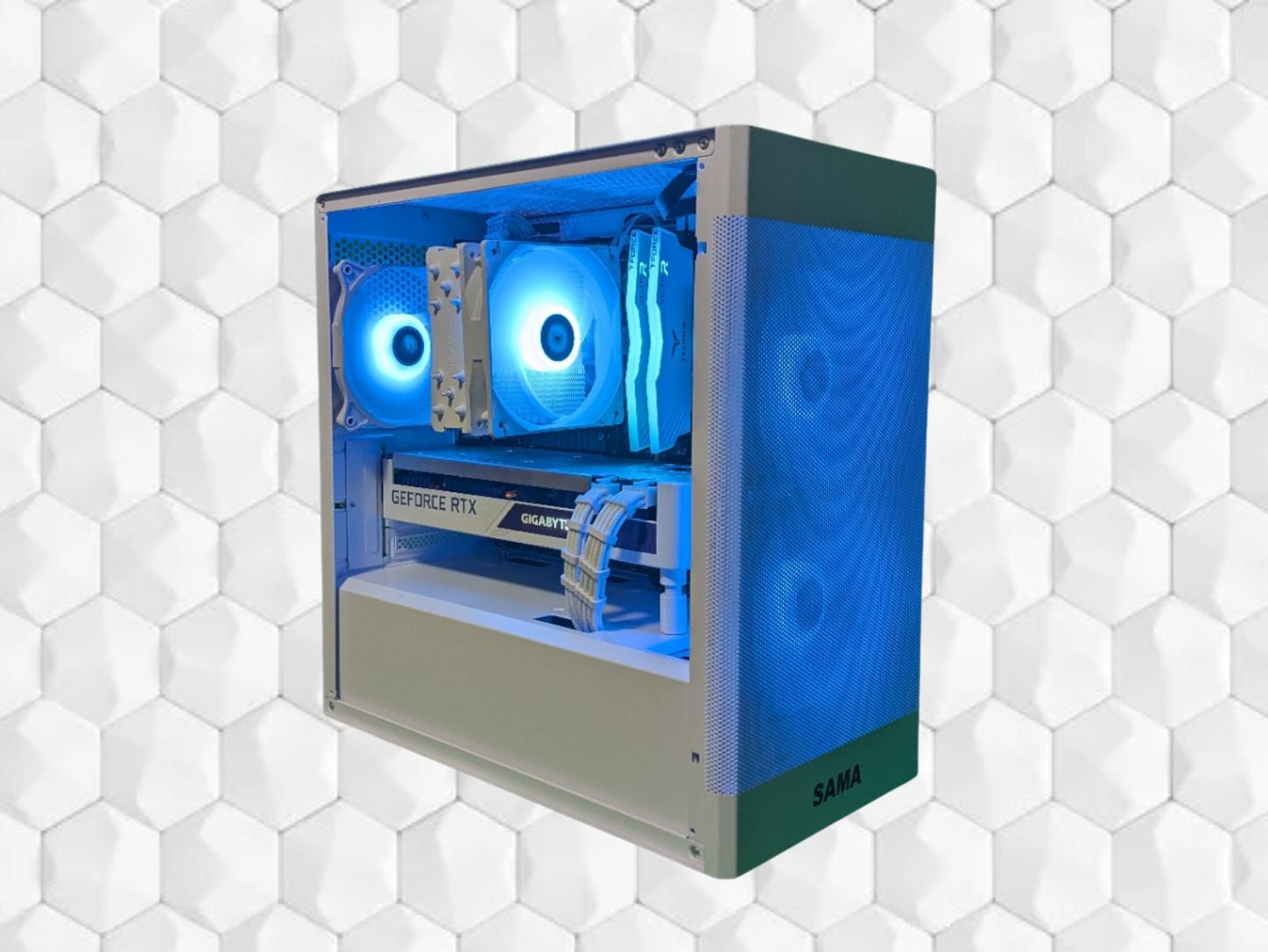 All White Gaming PC | Ryzen 5 5500 | RTX 3070 | 16GB DDR4 | 1TB