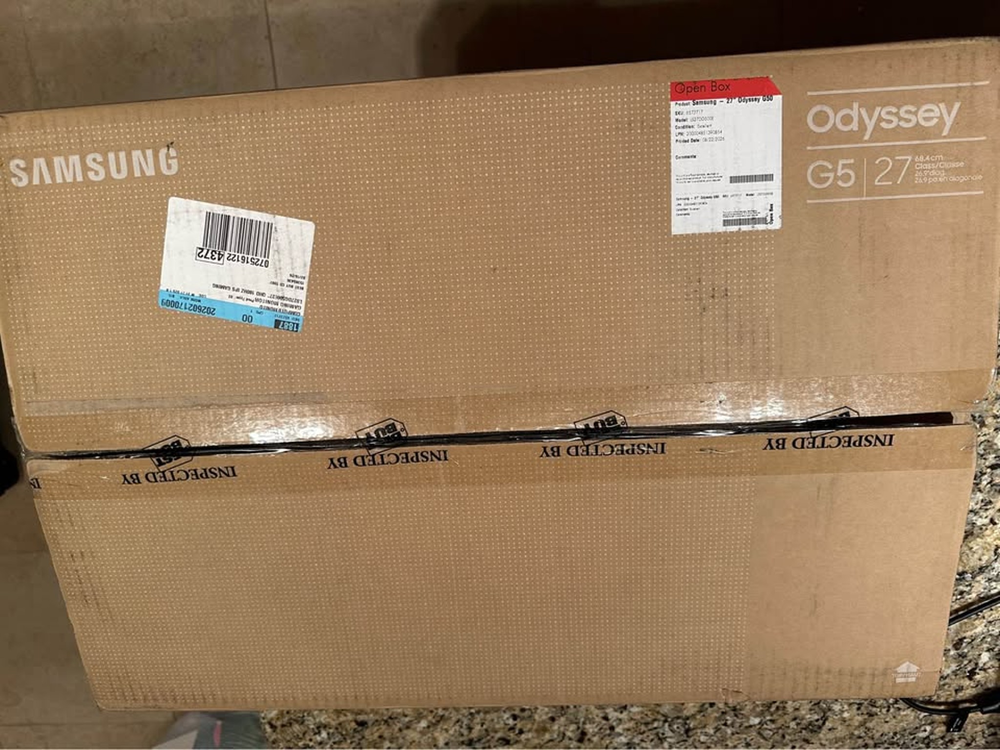 Brand new Samsung 27” Odyssey QHD 180Hz 1ms Gaming monitor