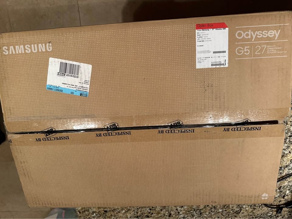 Brand new Samsung 27” Odyssey QHD 180Hz 1ms Gaming monitor