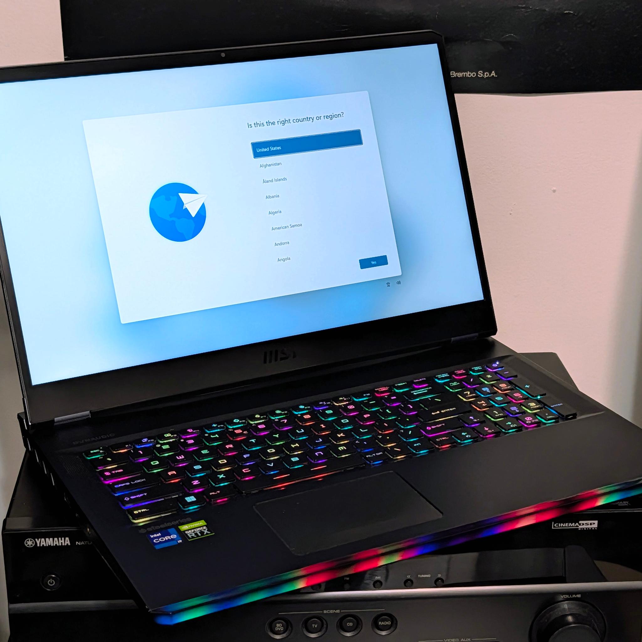 MSI Raider GE76 Gaming Laptop | 14 Core i9-12900H | Nvidia RTX 3060 | 1TB SSD | 16GB DDR5 | Grade A