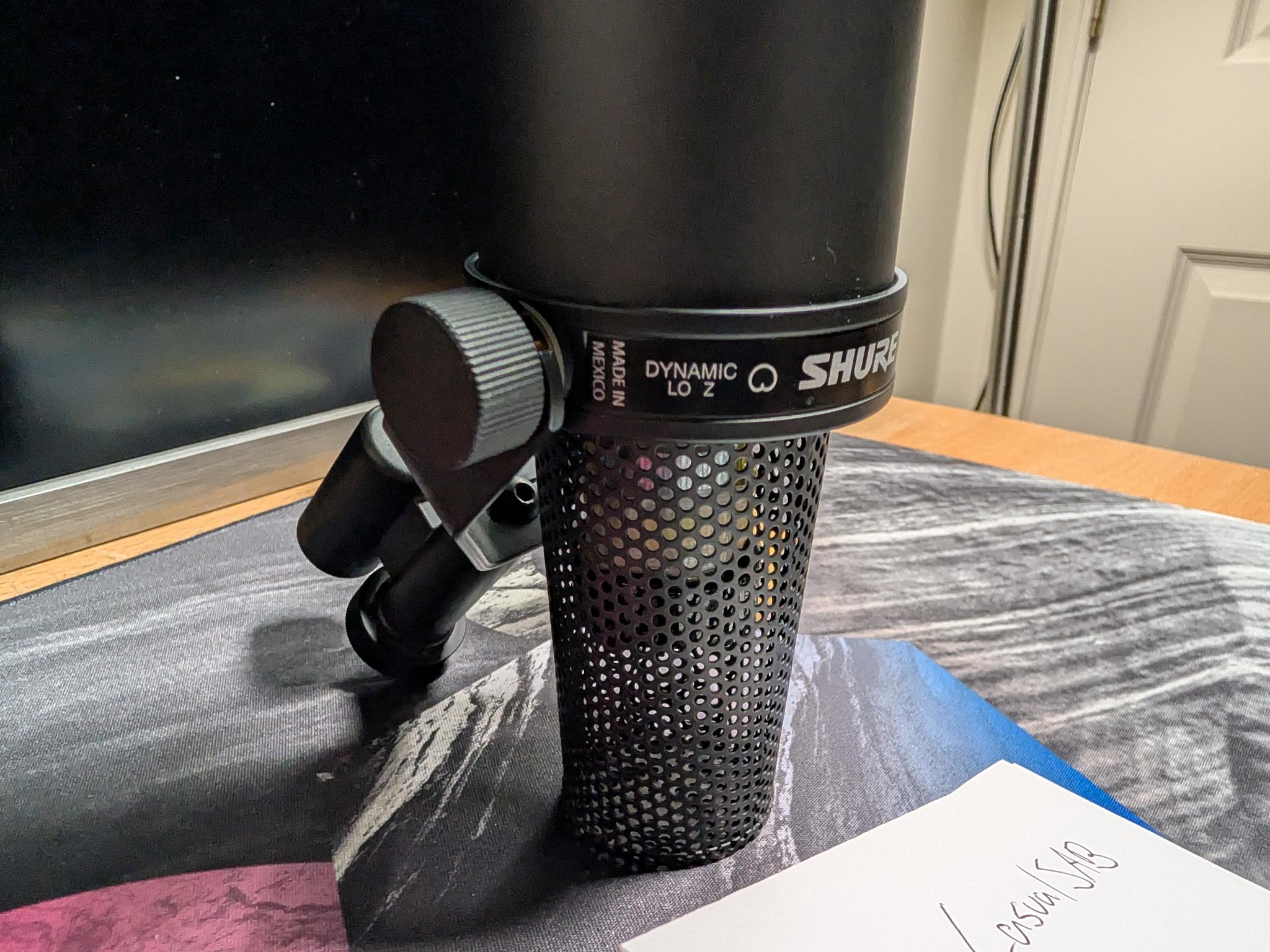 Shure SM7B XLR Microphone w/o Windscreen